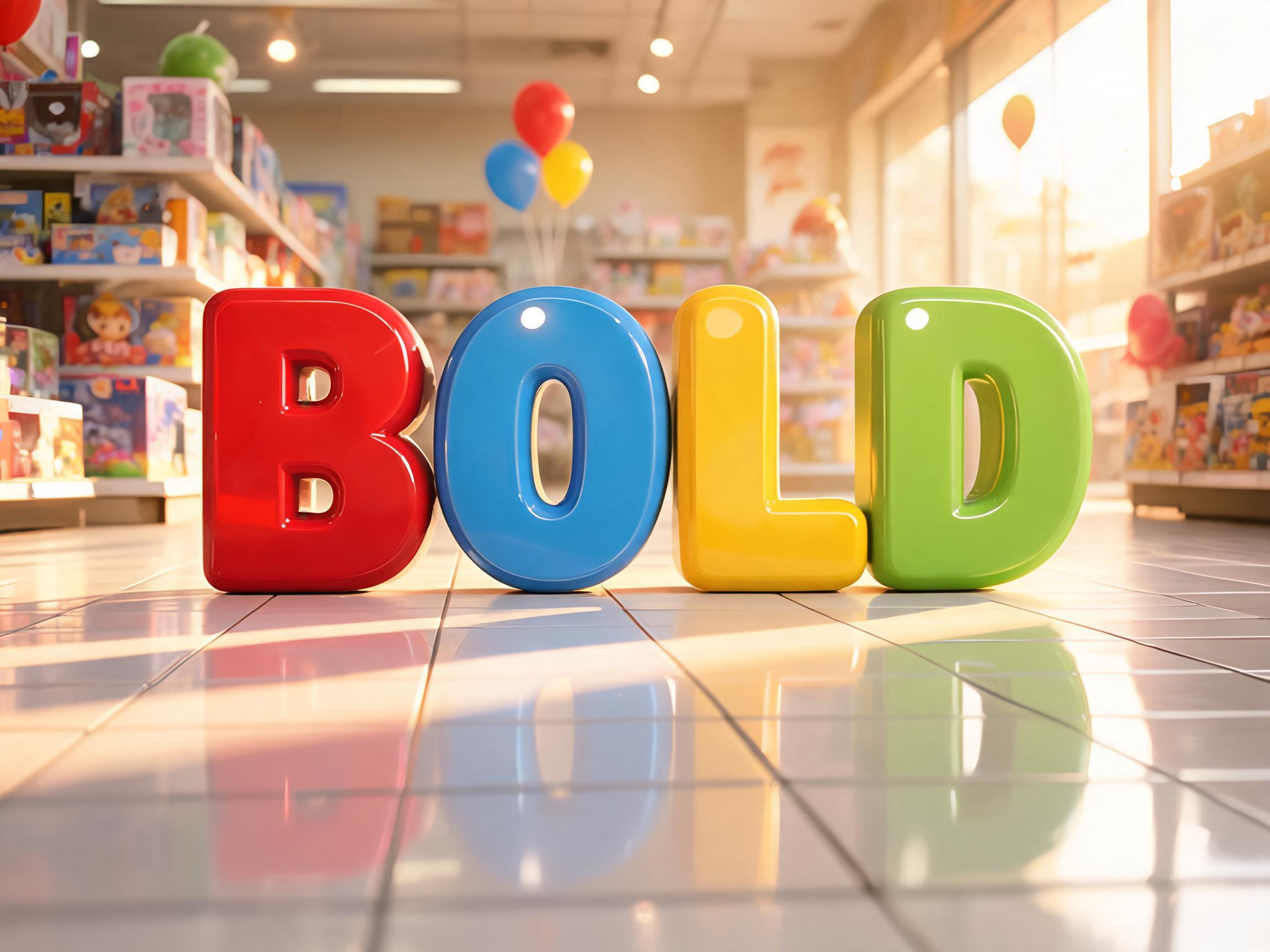 3D Bold Candy AI font effect image