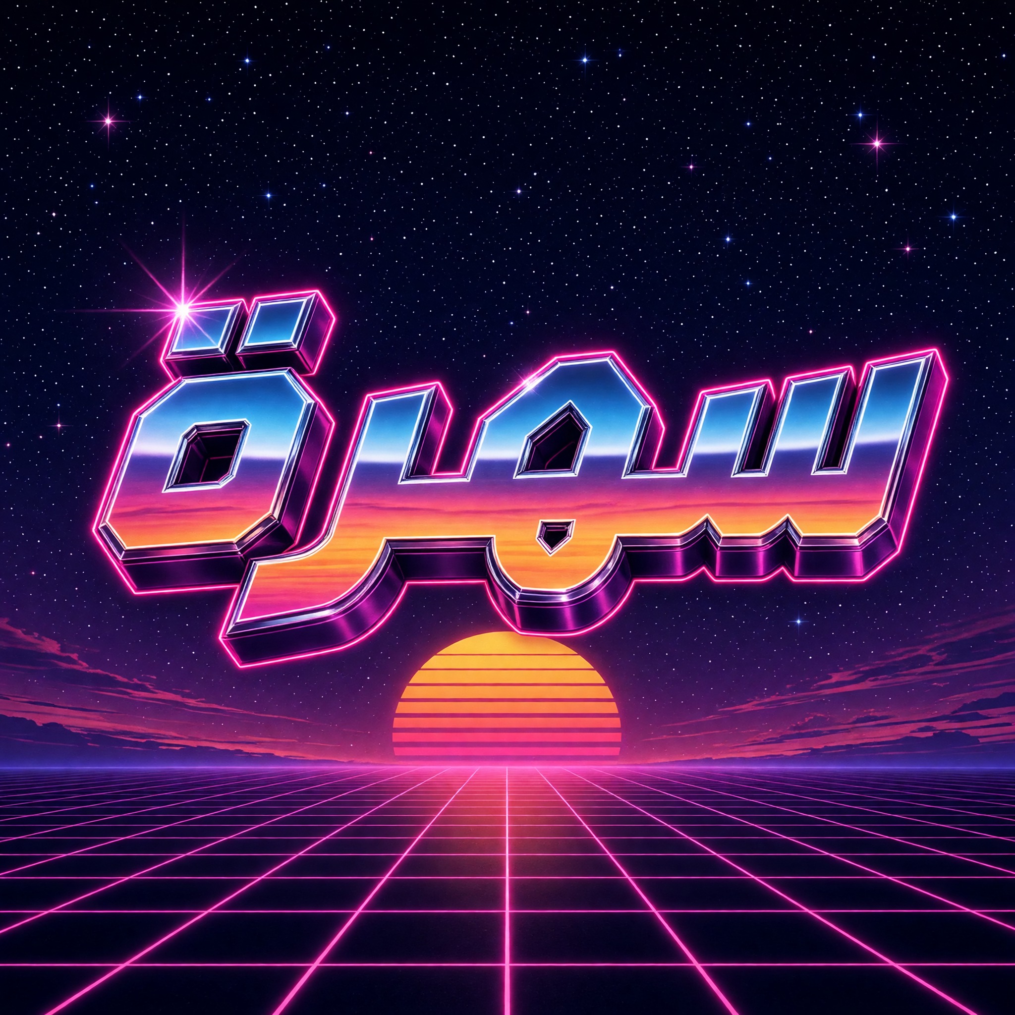 خط خط الثمانينات بالذكاء الاصطناعي من توليد Grok Imagine: كلمة سهرة