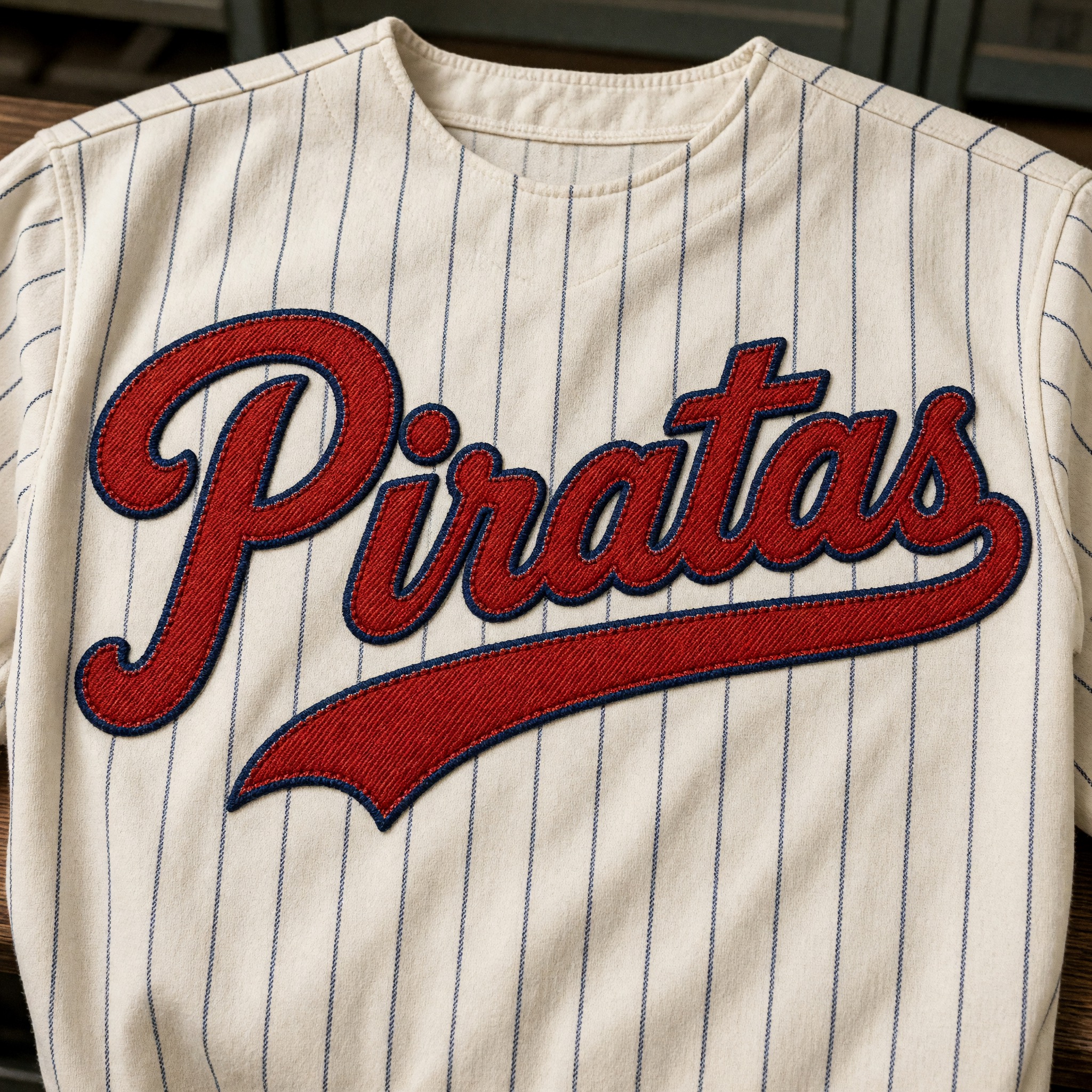 Fonte de IA Fonte de beisebol gerada no Grok Imagine: a palavra Piratas