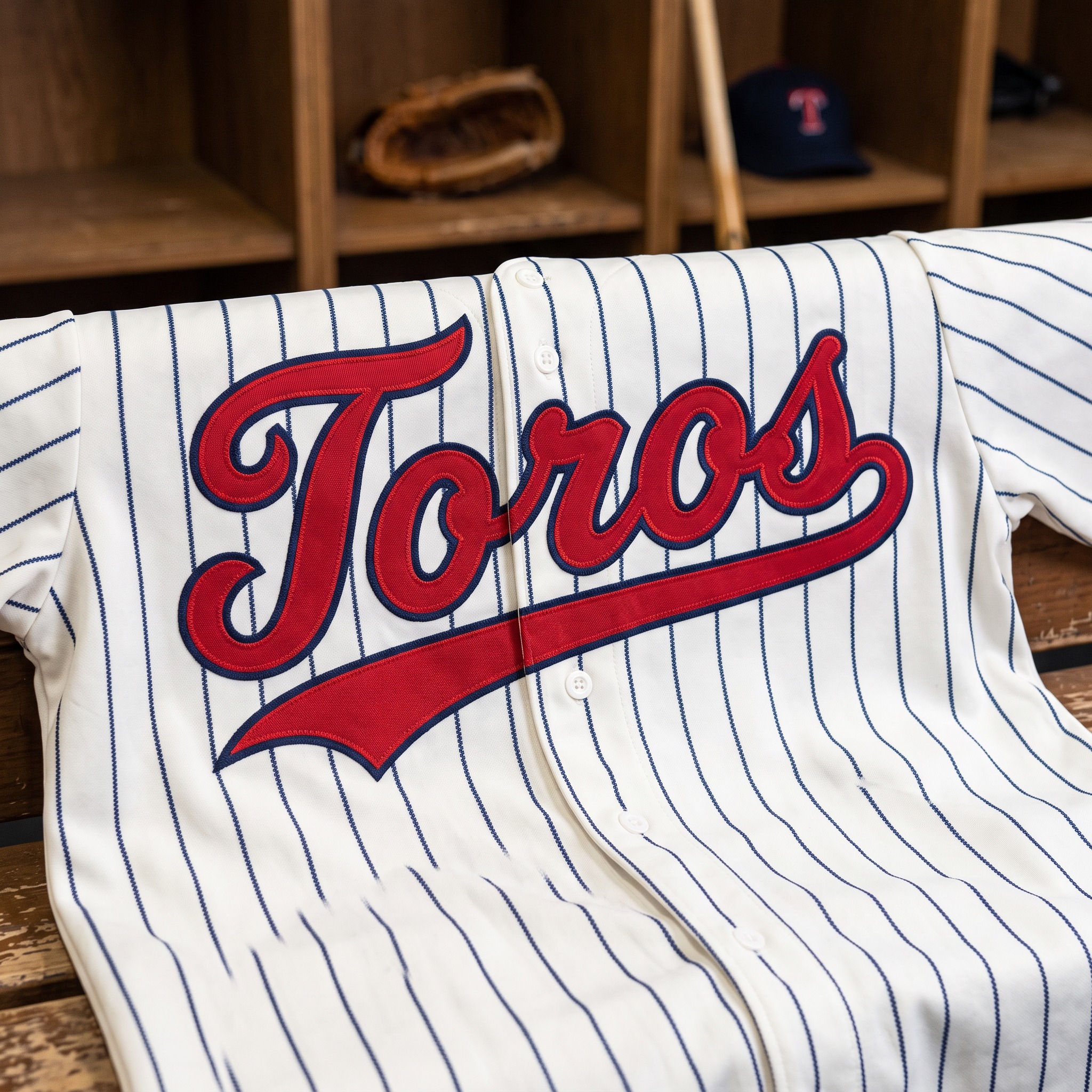 Fuente de IA Letra de béisbol generada con Nano Banana: la palabra Toros
