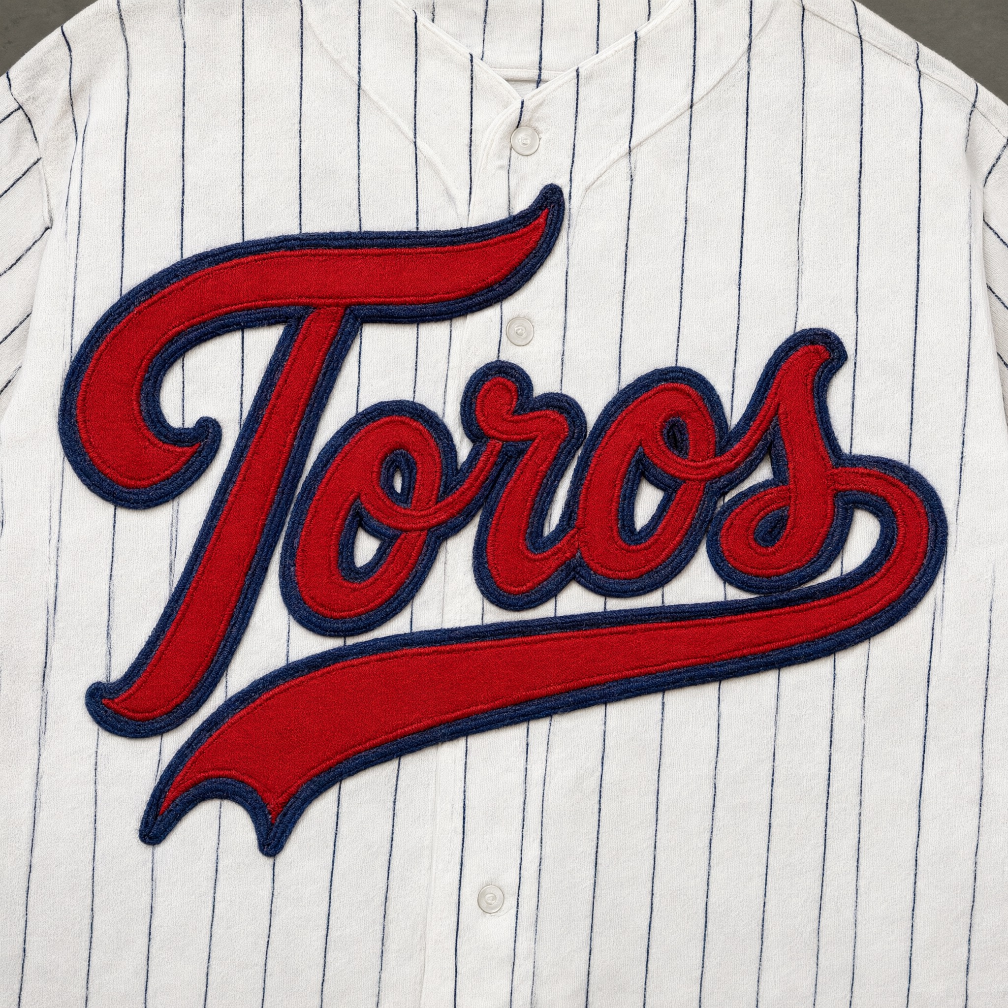 Fuente de IA Letra de béisbol generada con Qwen-Image: la palabra Toros