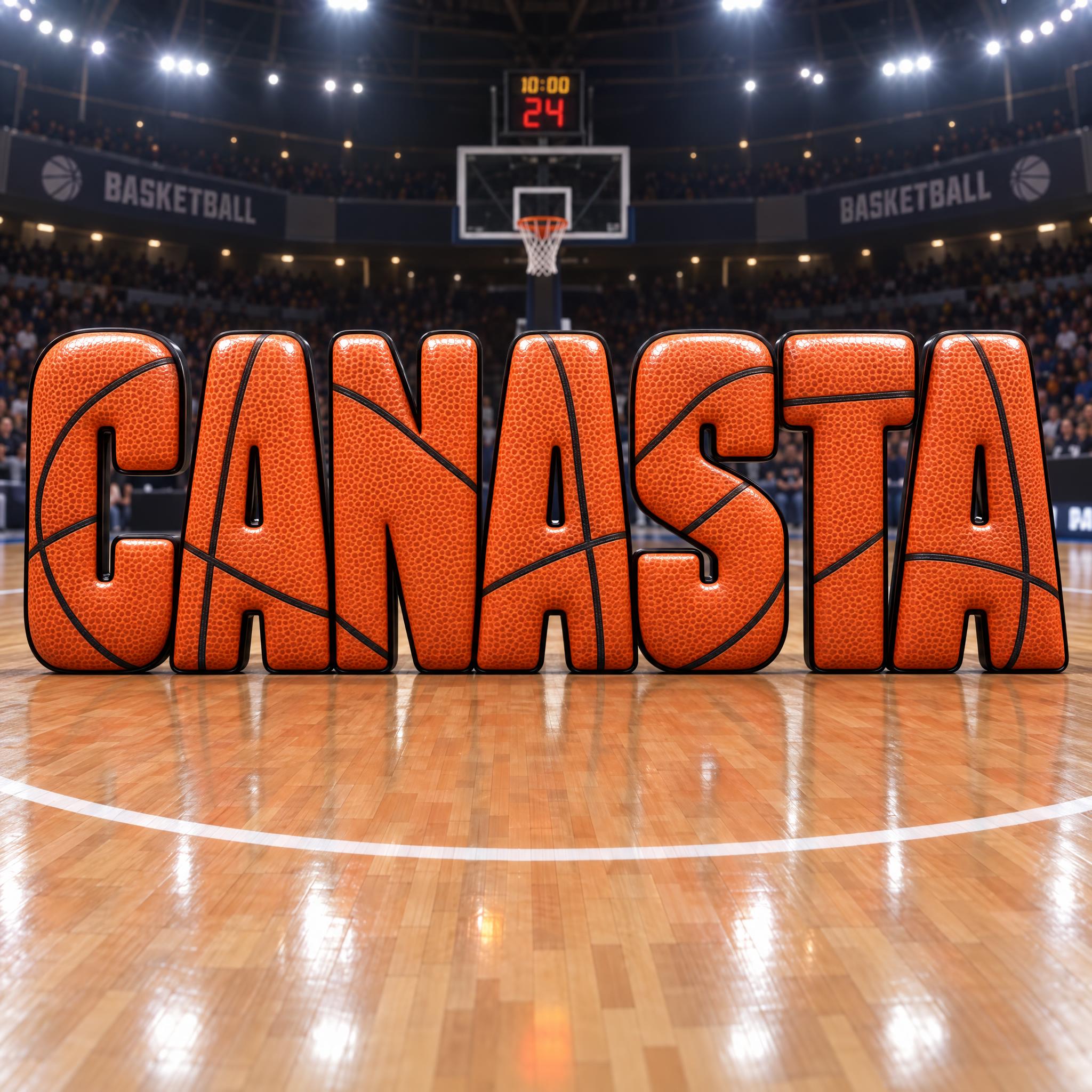 Imagen de ejemplo de la fuente de IA Letra de baloncesto