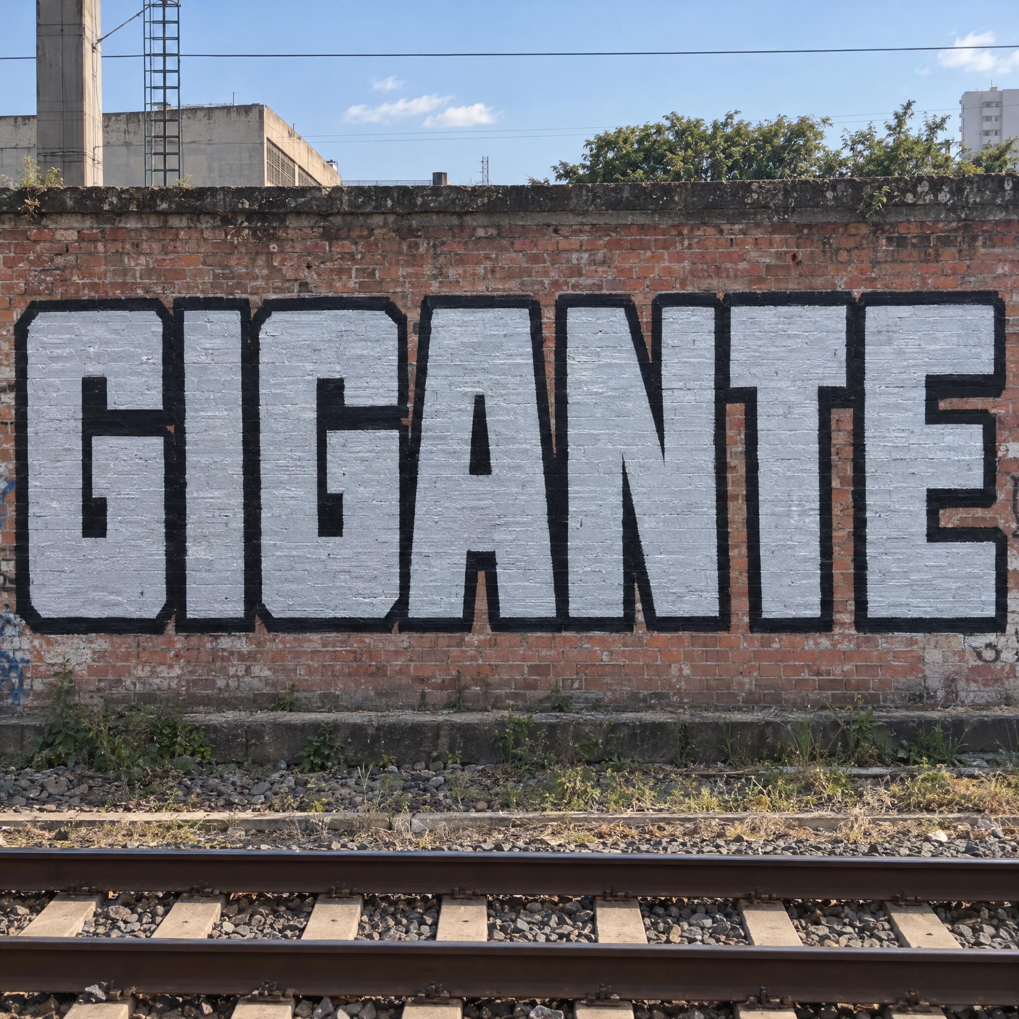 Imagem de exemplo da fonte de IA Grafite blockbuster