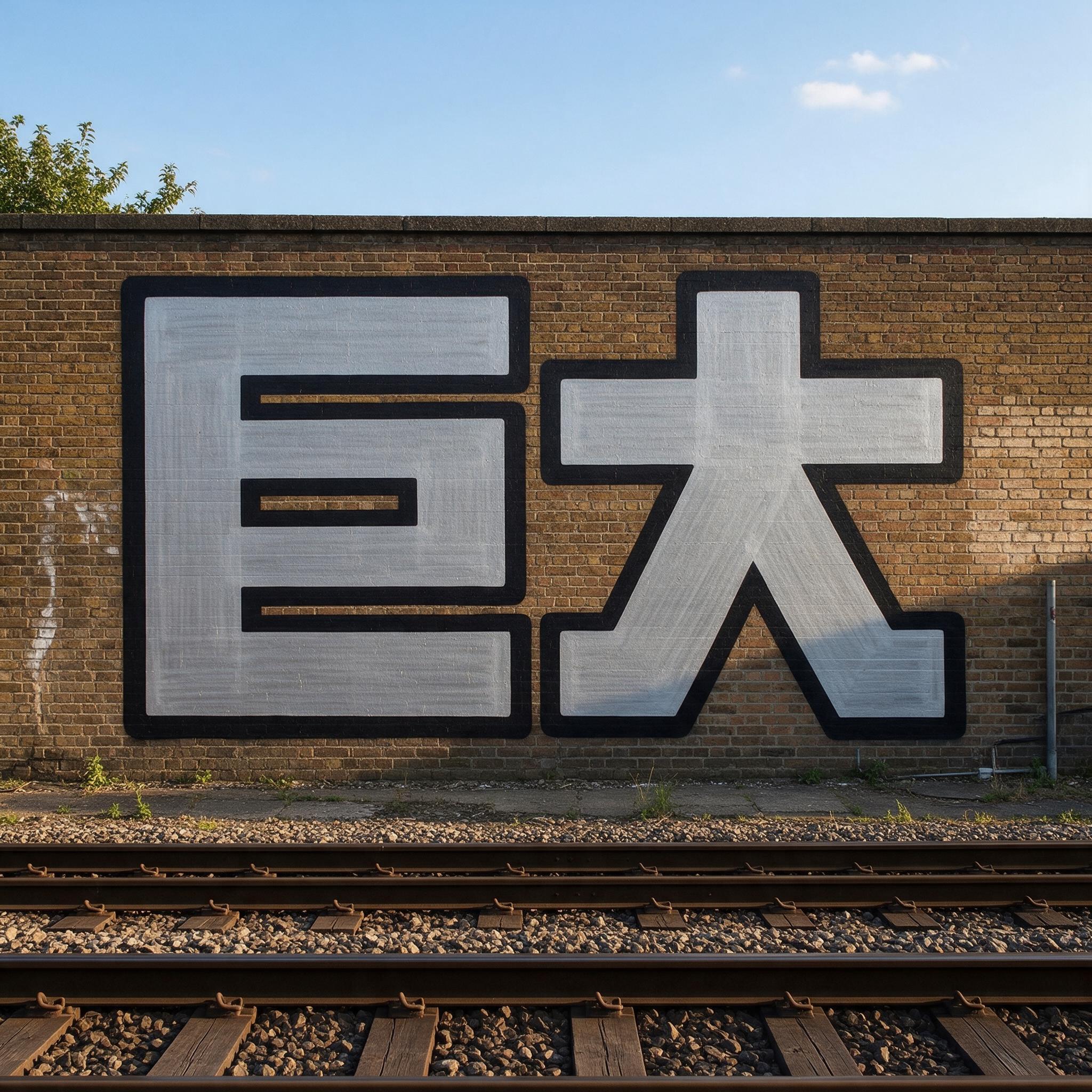 滚筒大块字 AI 字体在 Seedream 上的生成结果:文字 巨大