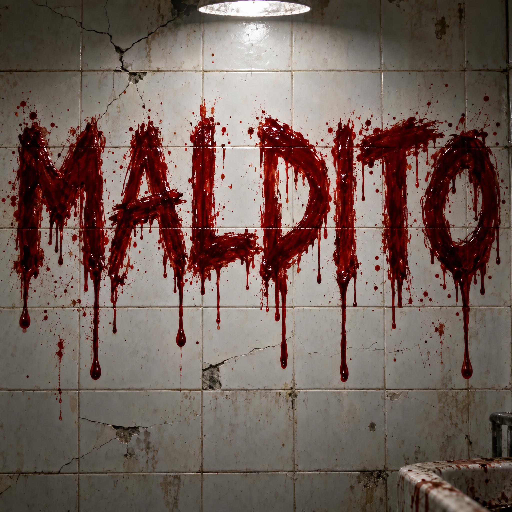 Imagen de ejemplo de la fuente de IA Letras sangrientas