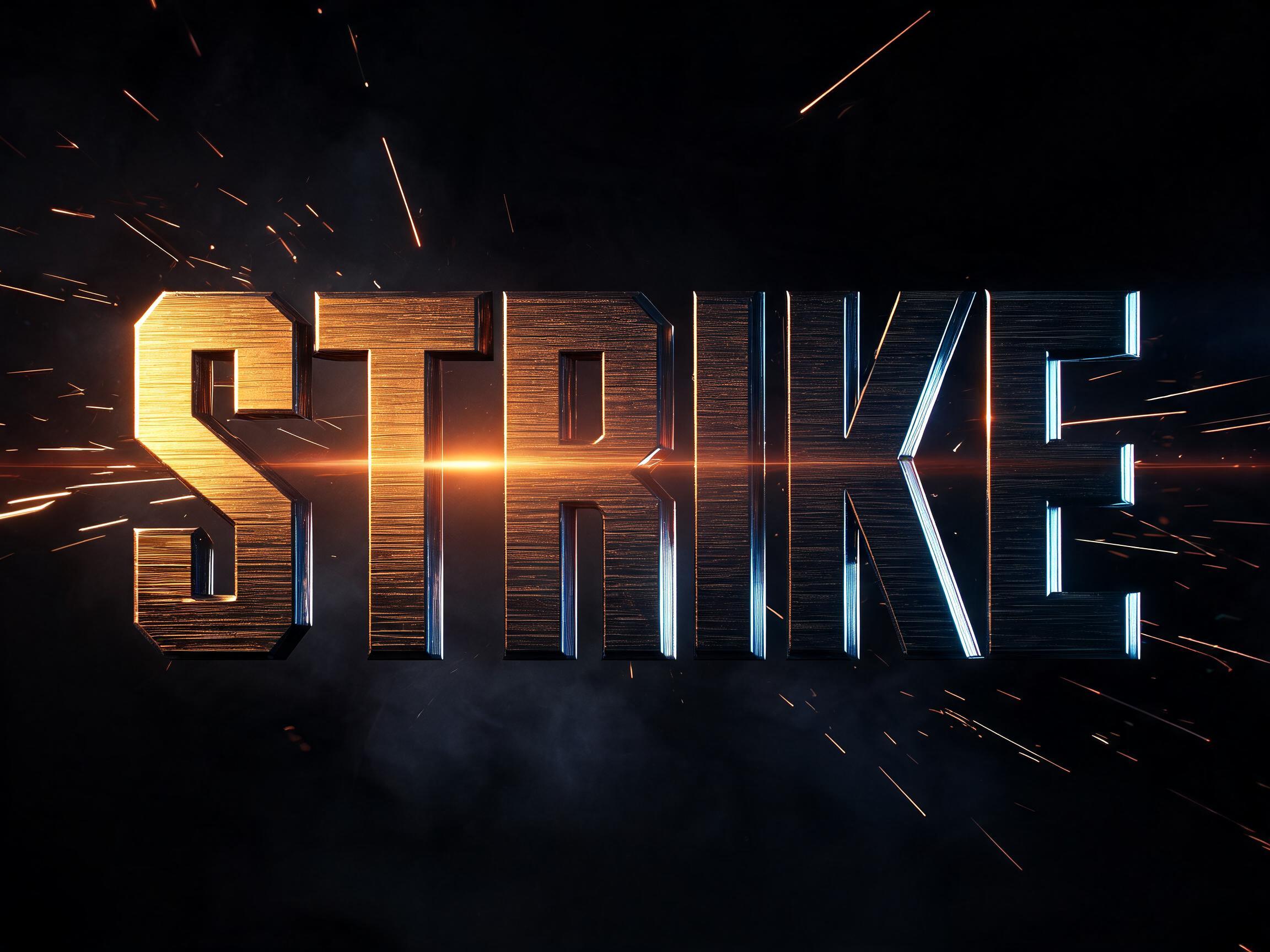 Brushed Steel AI font effect image