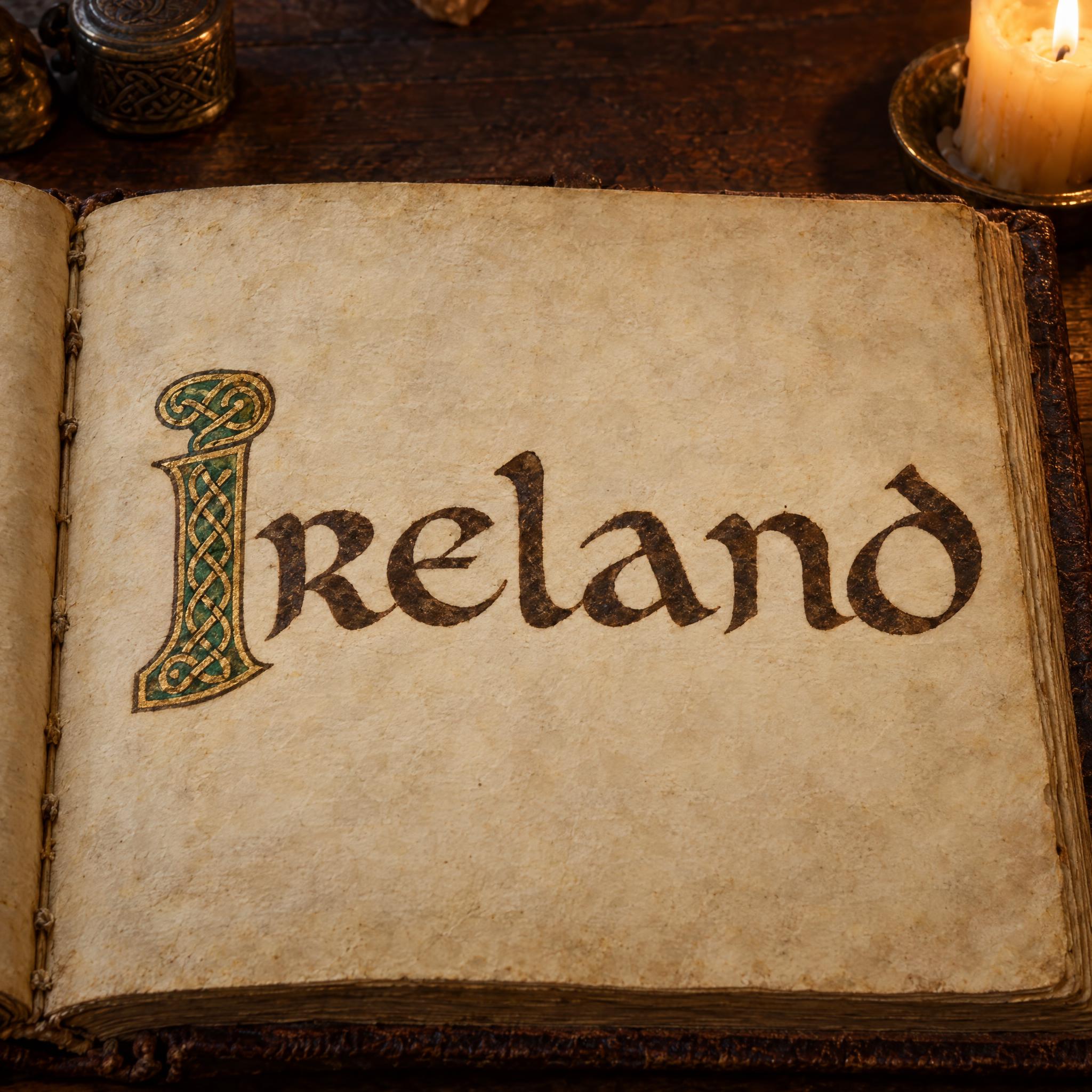 Celtic Font AI font effect image