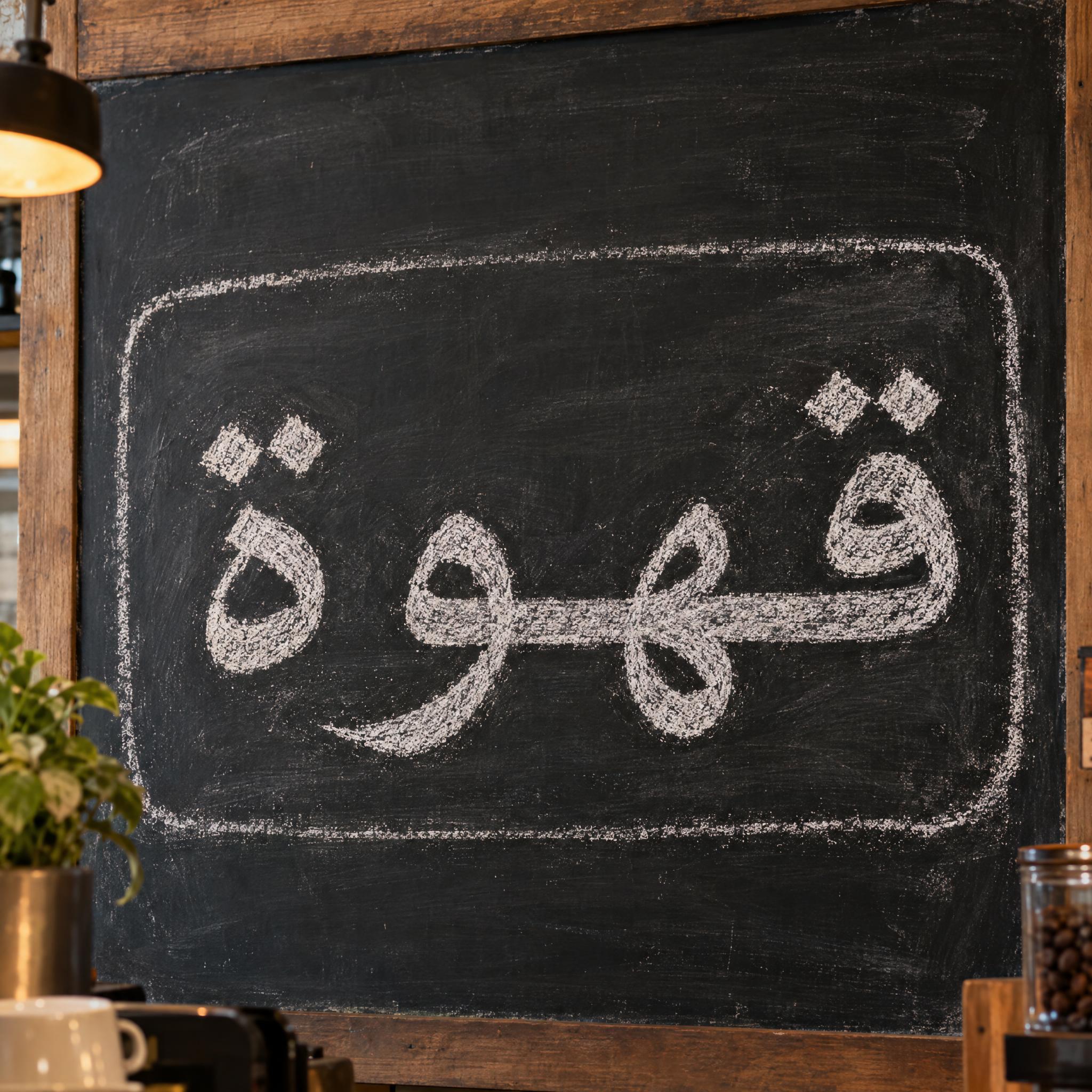 صورة مثال لخط خط الطباشير بالذكاء الاصطناعي