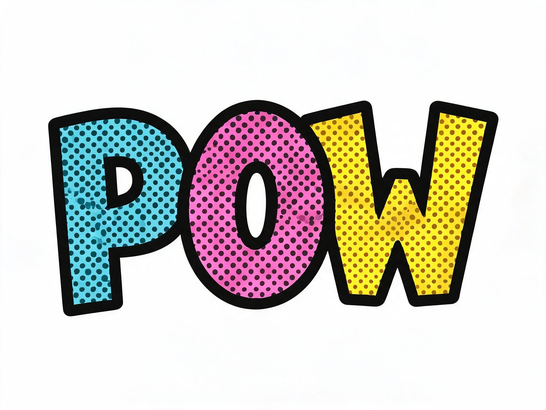 Comic Halftone AI font effect image