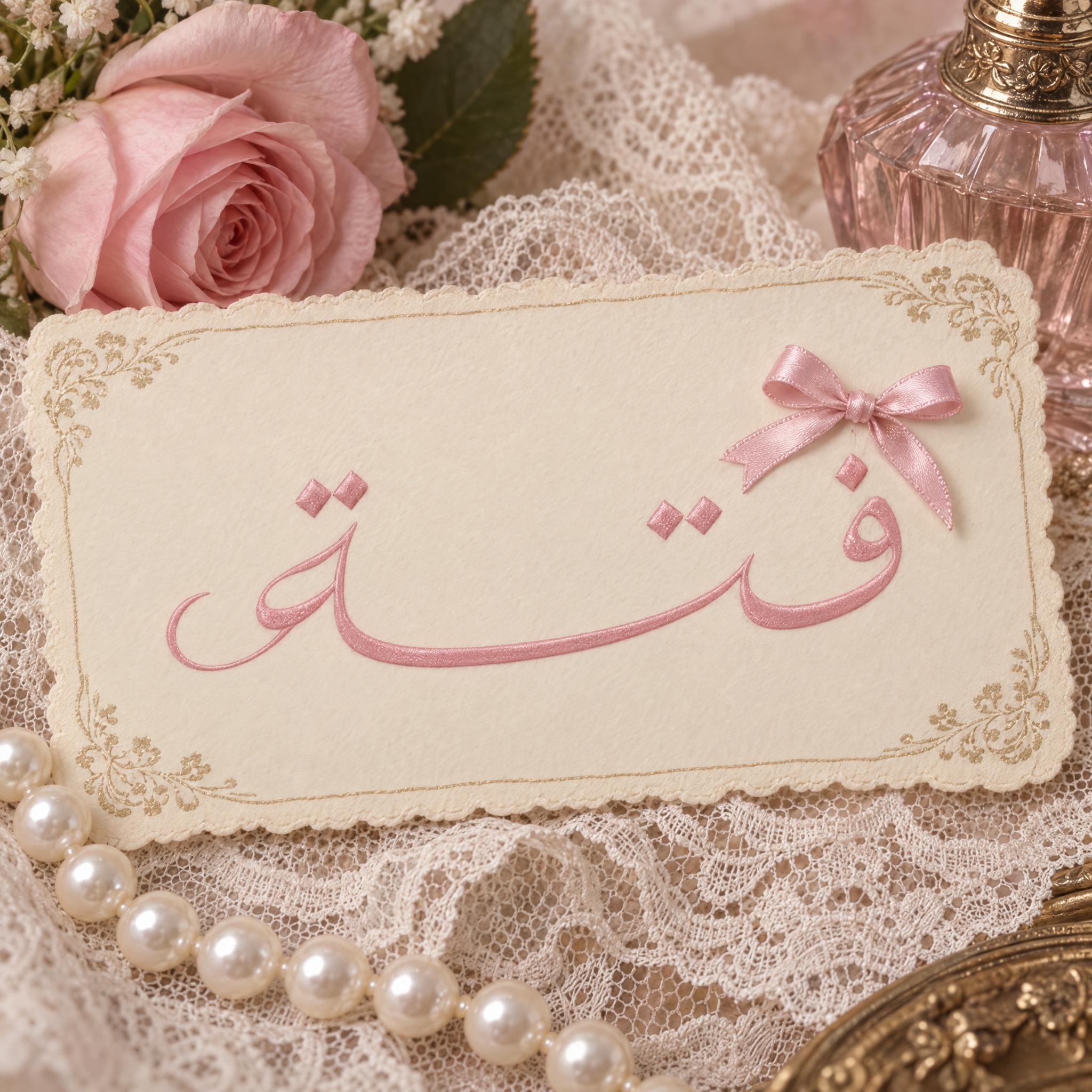 صورة مثال لخط خط كوكيت بالذكاء الاصطناعي
