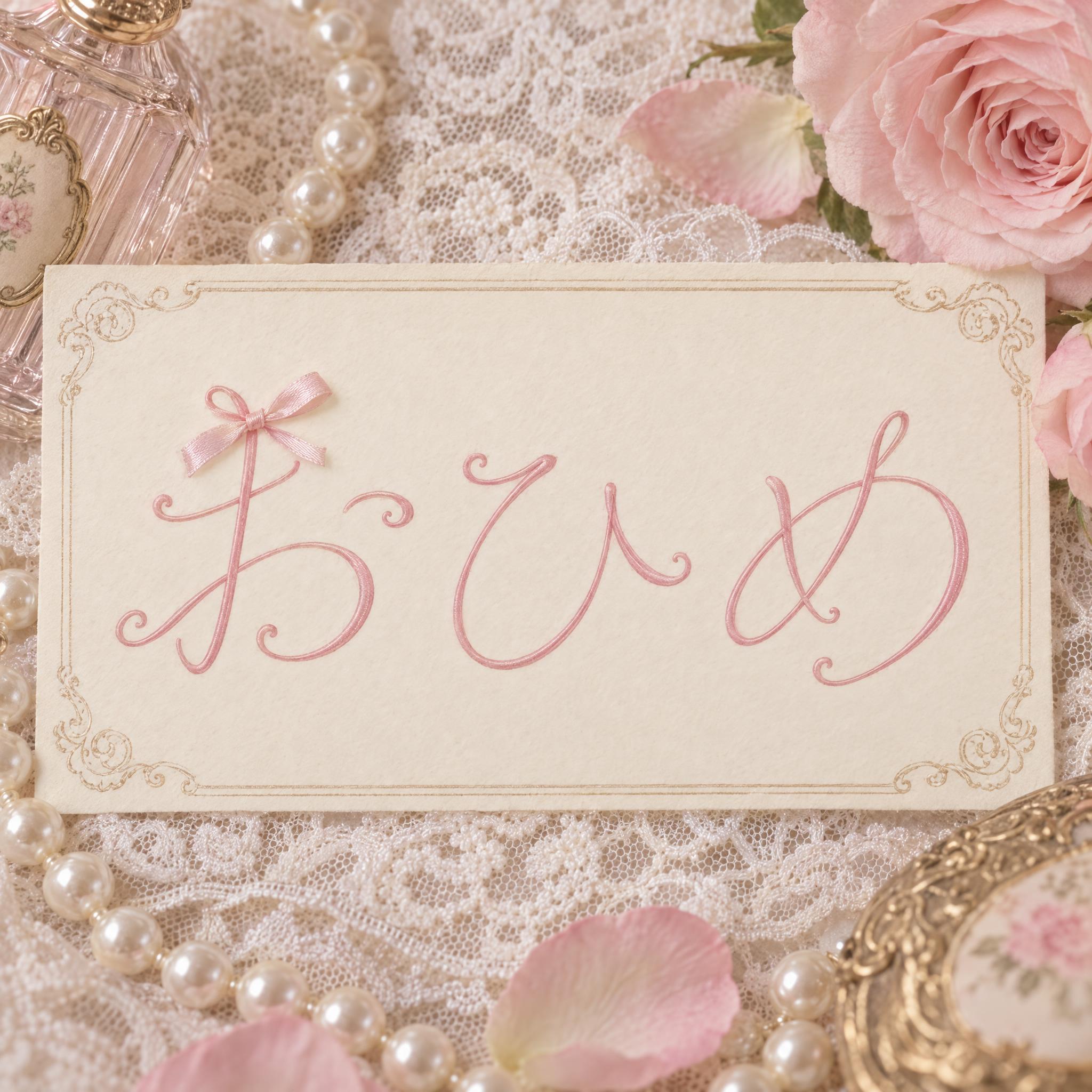 コケット文字 AIフォントの見本画像