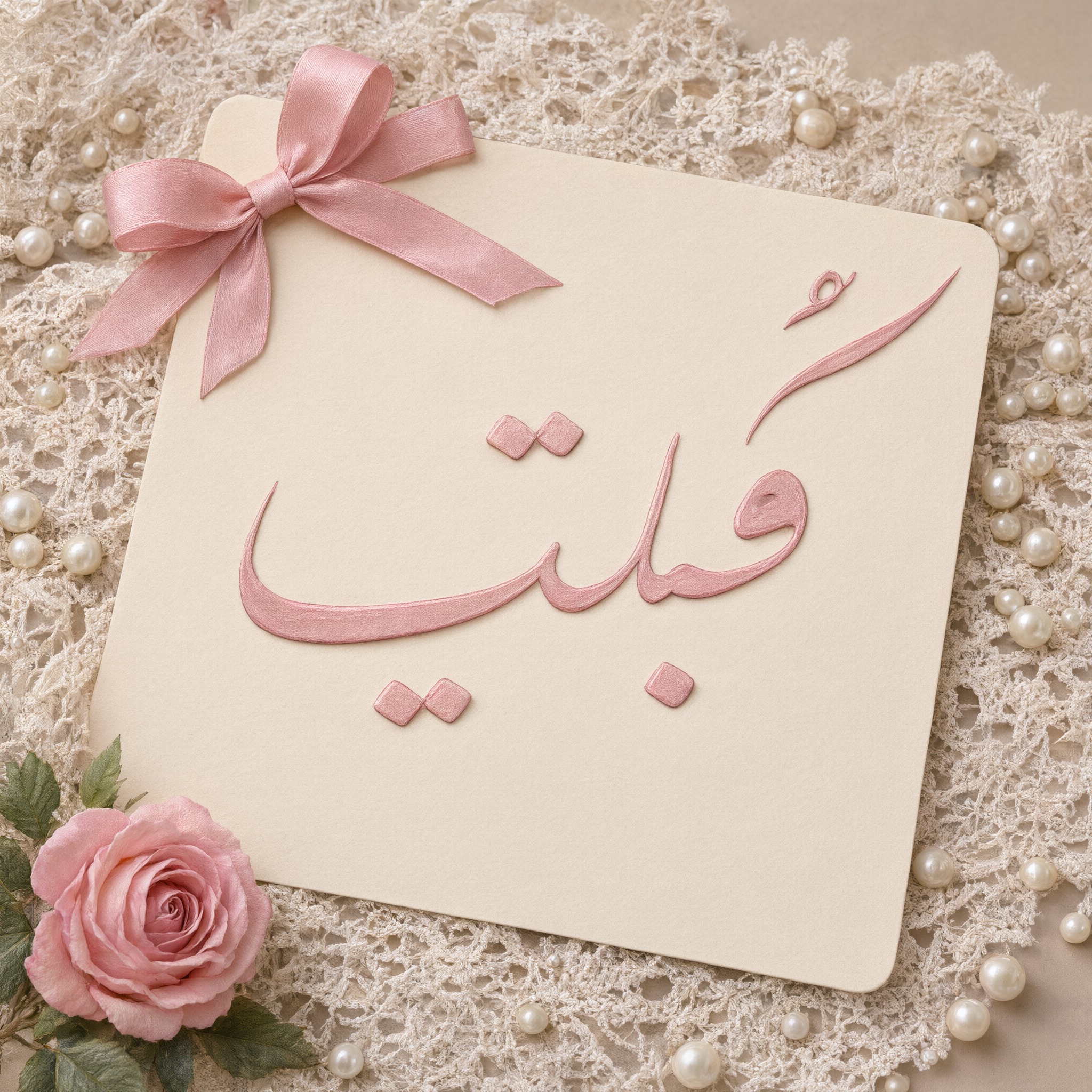 خط خط كوكيت بالذكاء الاصطناعي من توليد Qwen-Image: كلمة فتنة