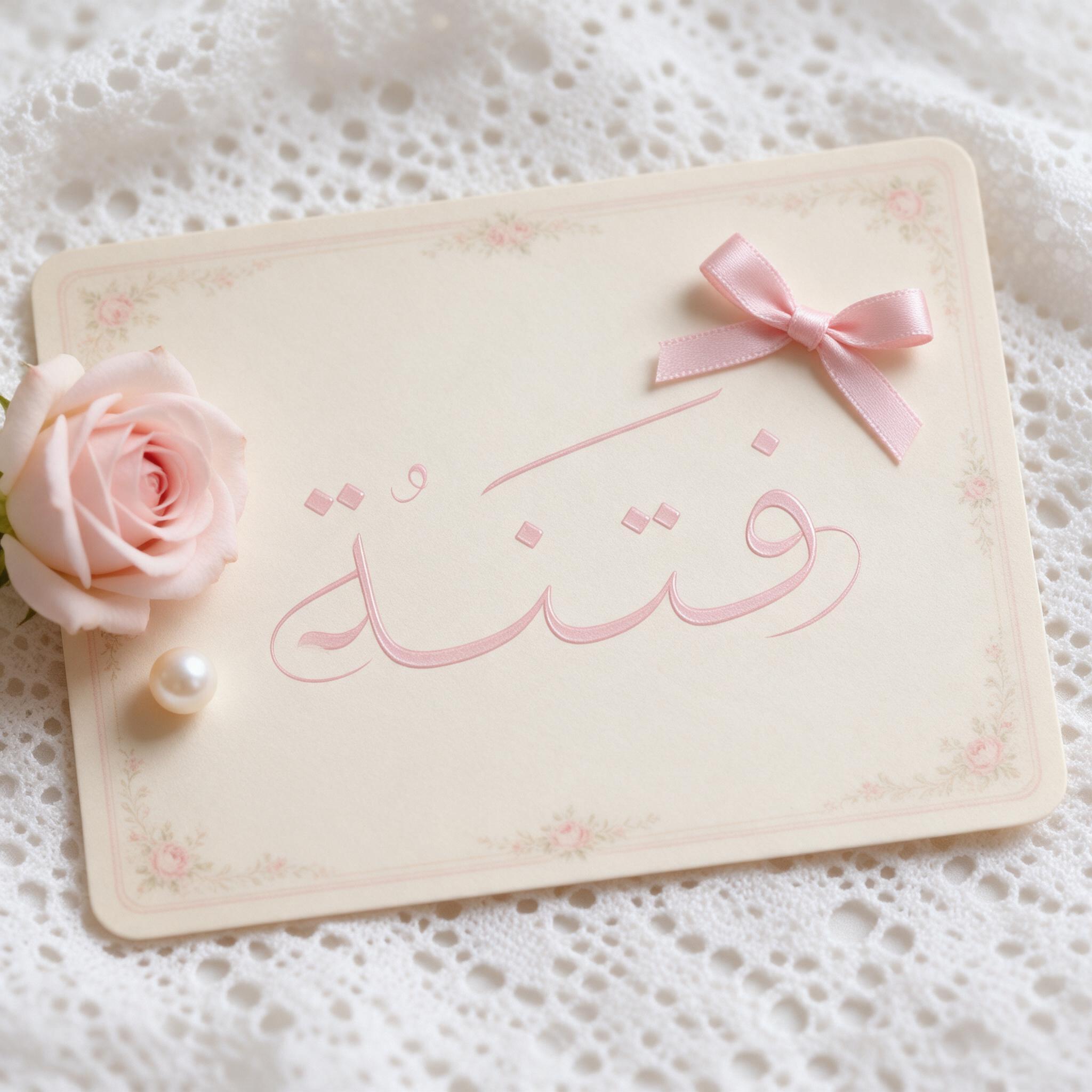 خط خط كوكيت بالذكاء الاصطناعي من توليد Seedream: كلمة فتنة