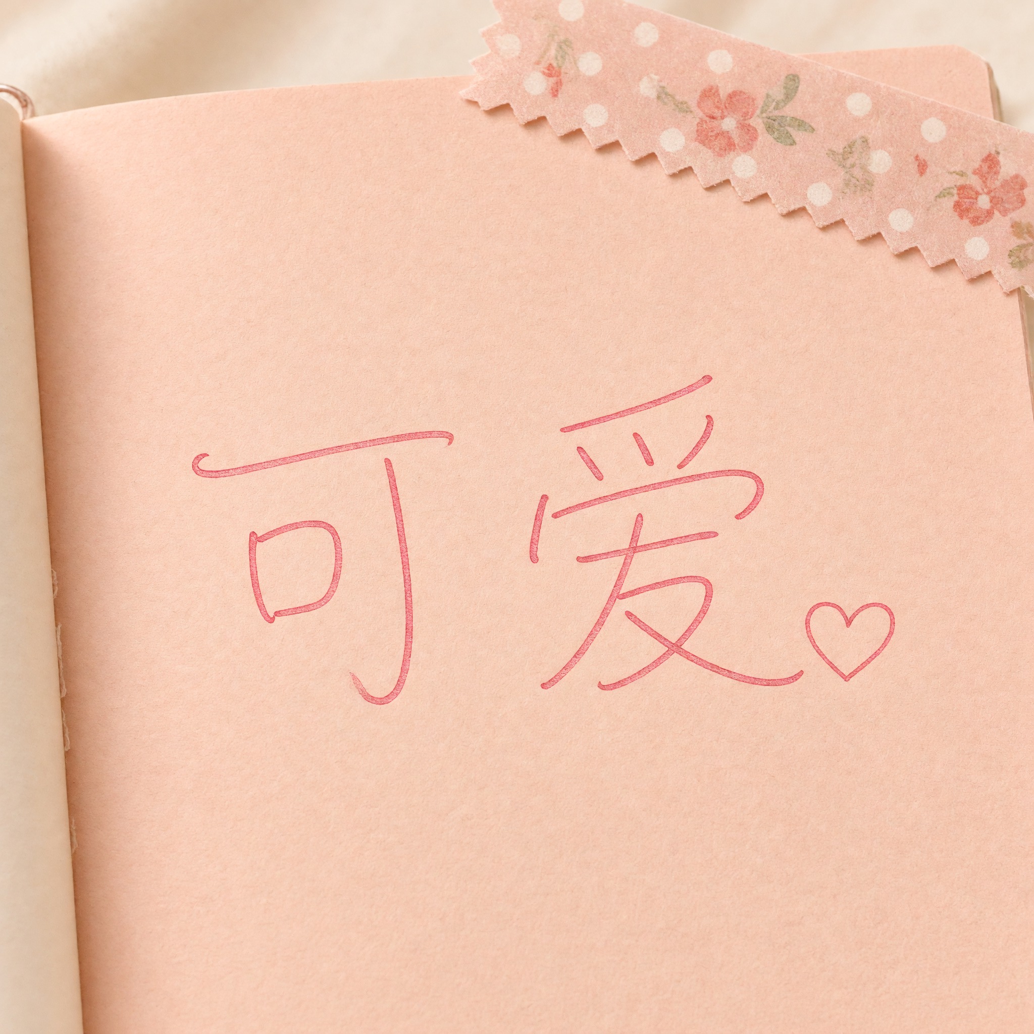 可爱手写体 AI 字体在 Grok Imagine 上的生成结果：文字 可爱
