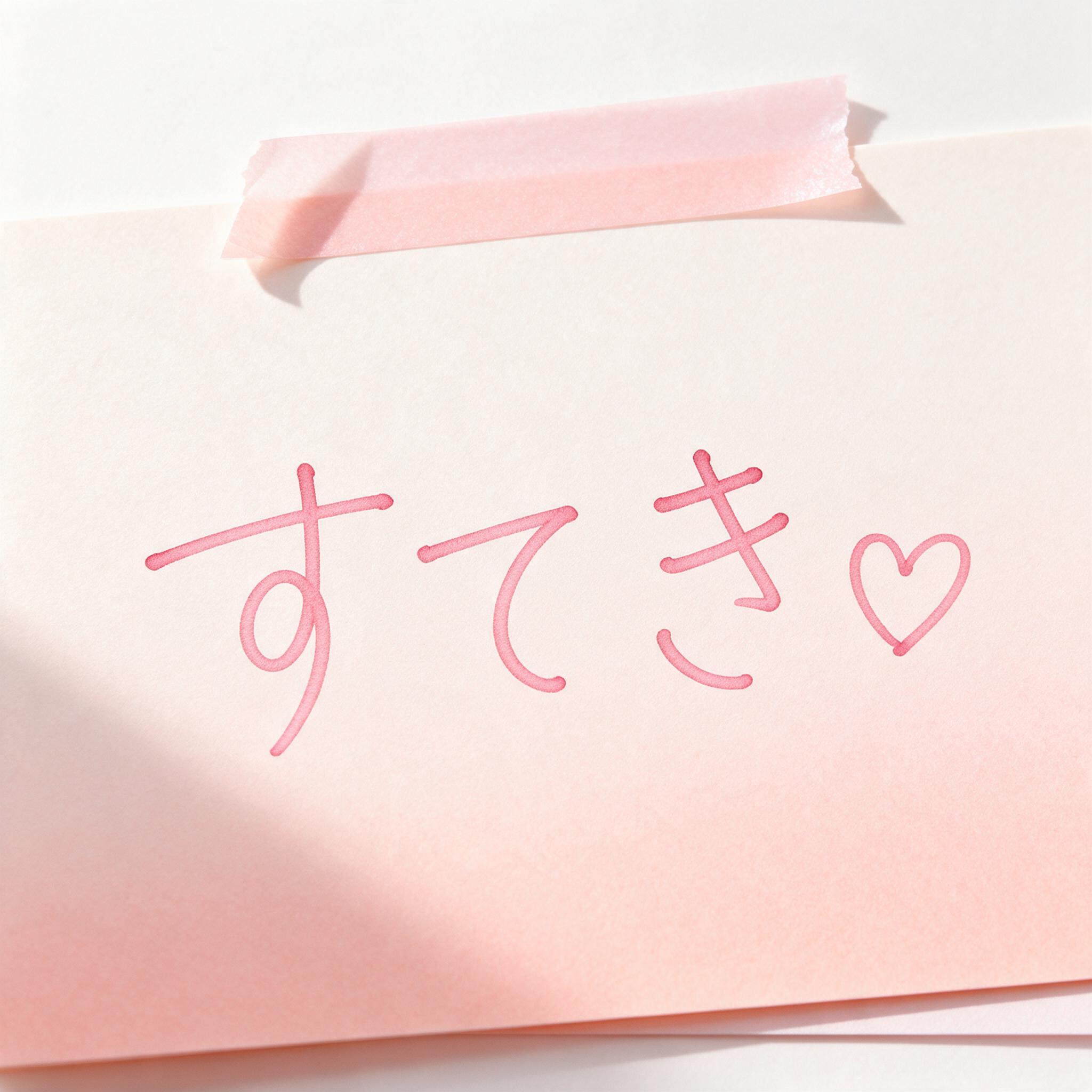 Seedream で生成した かわいい筆記体 AIフォント：文字「すてき」