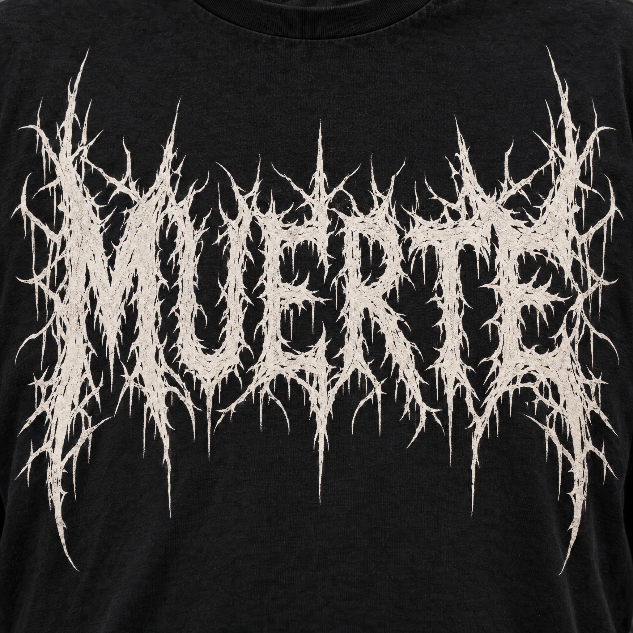Imagen de ejemplo de la fuente de IA Letras de death metal