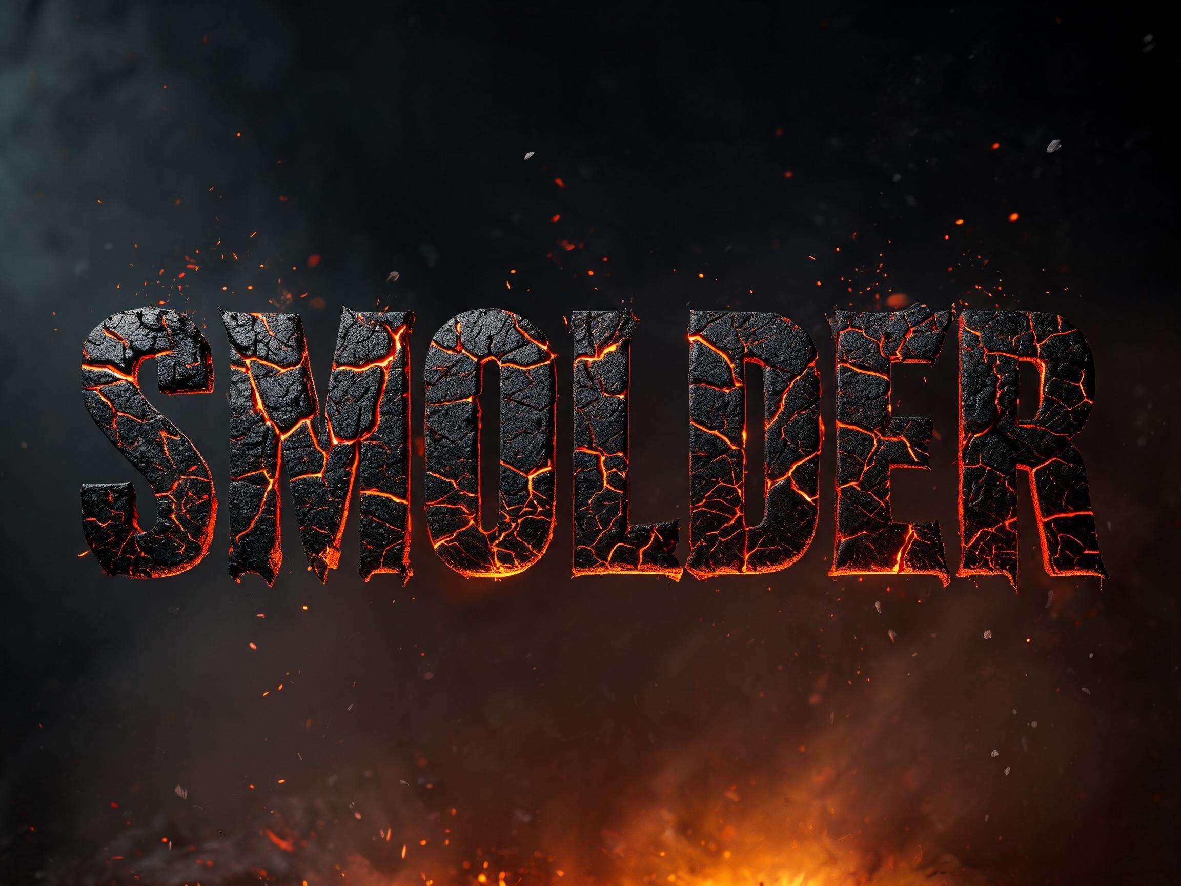 Ember & Ash AI font effect image