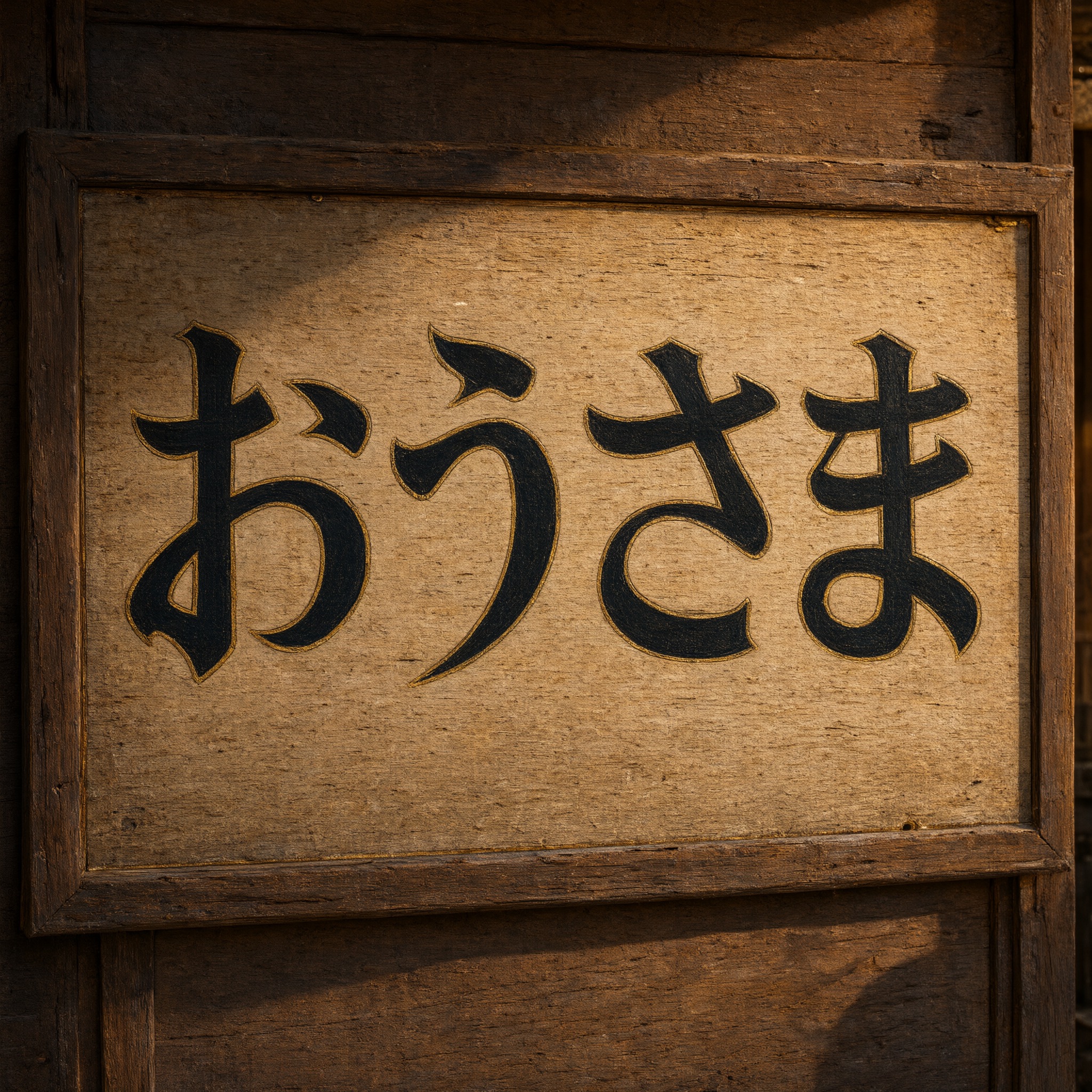 Qwen-Image で生成した フラクトゥール フォント AIフォント：文字「おうさま」