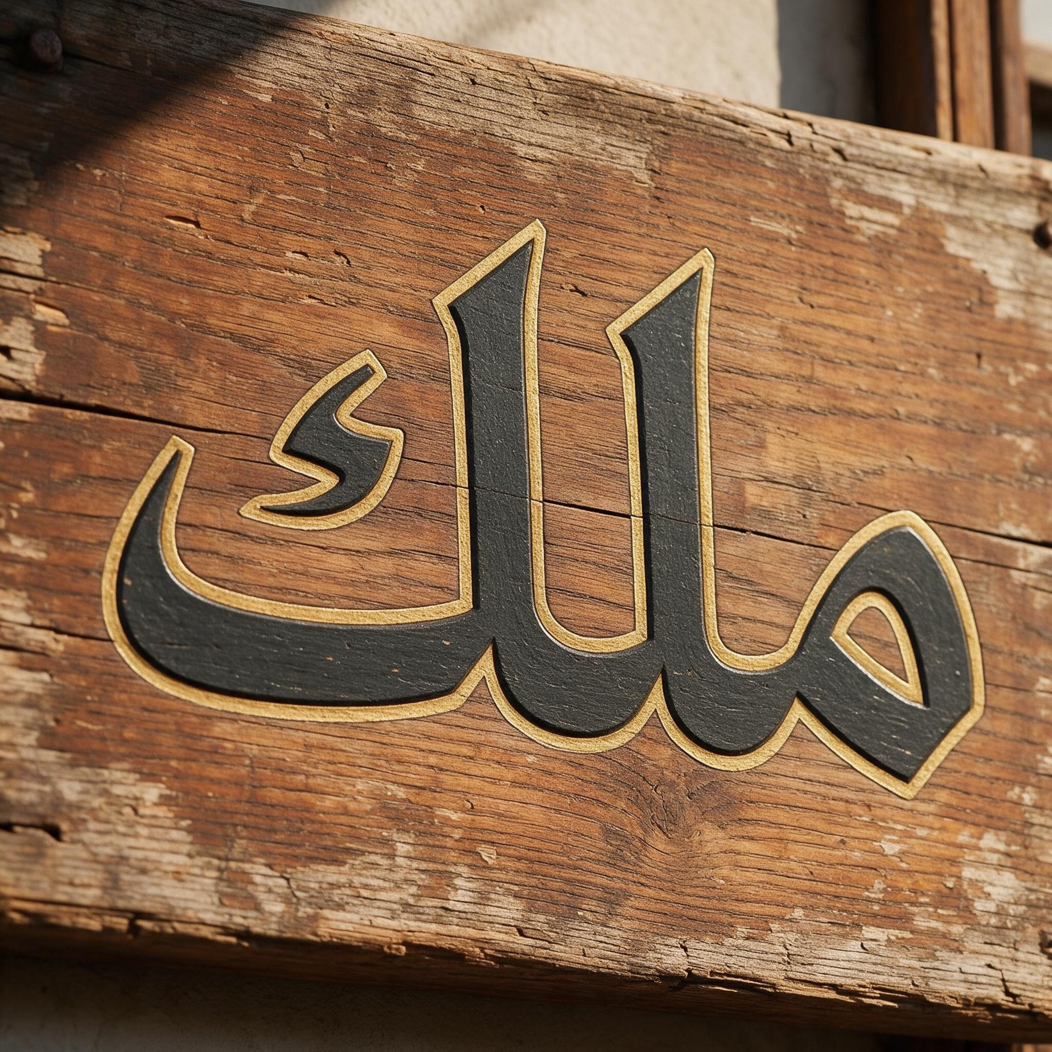 خط خط فراكتور بالذكاء الاصطناعي من توليد Seedream: كلمة ملك