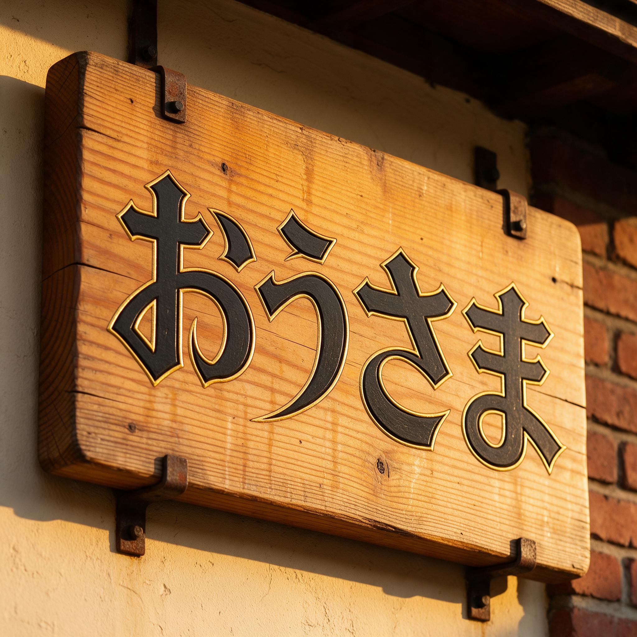 Seedream で生成した フラクトゥール フォント AIフォント：文字「おうさま」