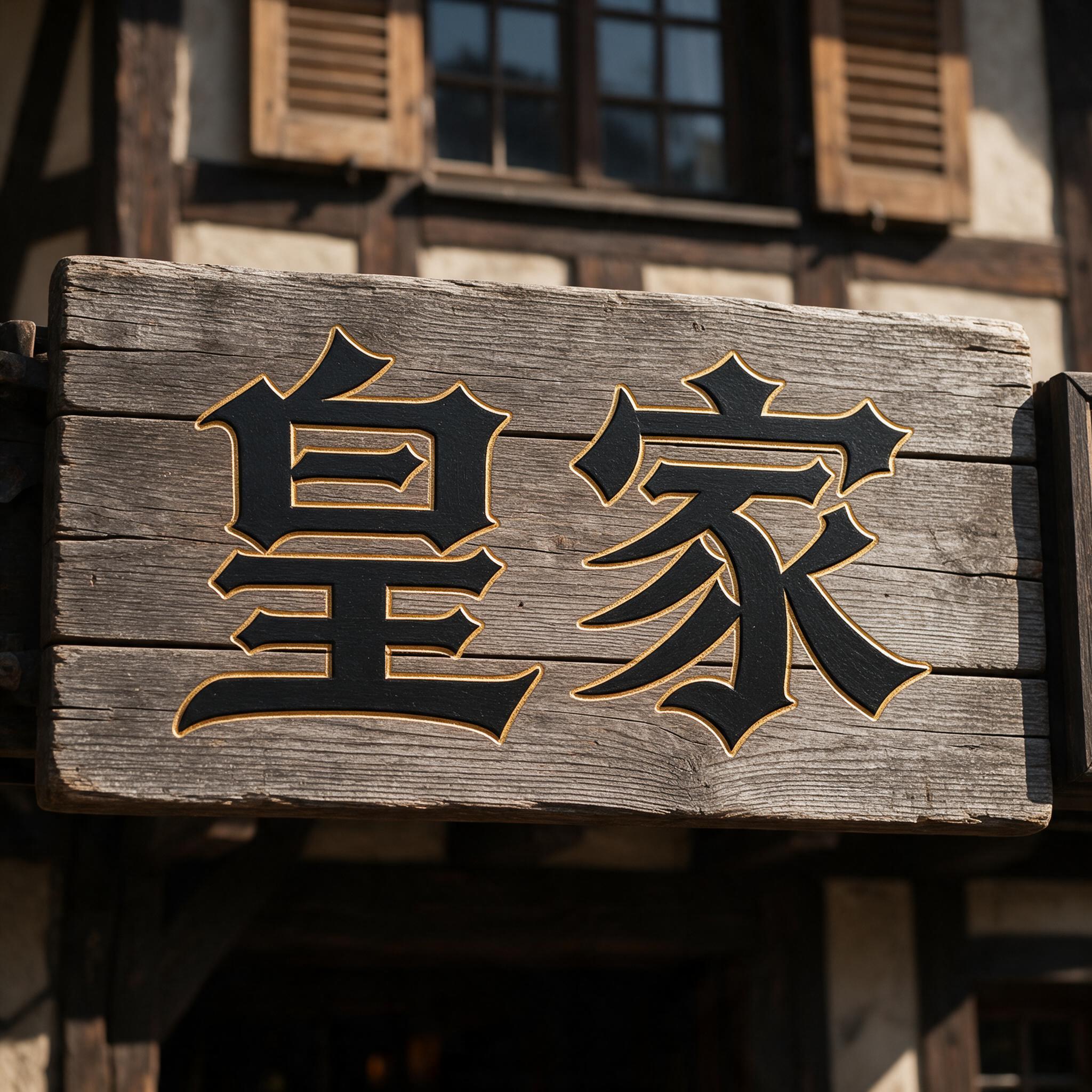 德文尖角体 AI 字体在 Seedream 上的生成结果：文字 皇家