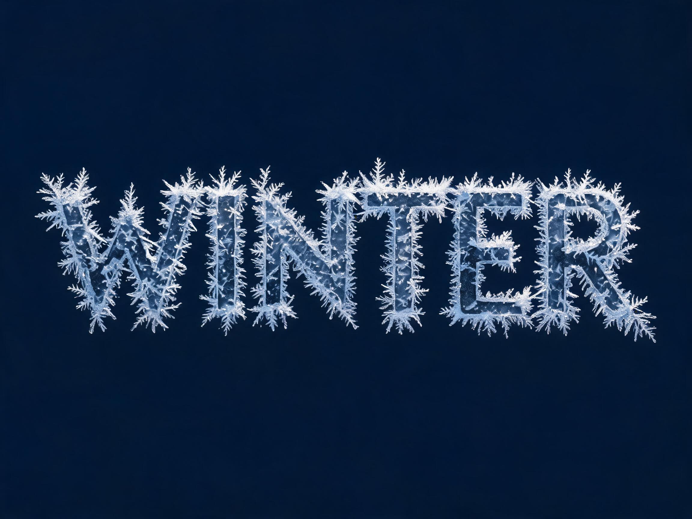 Frost Display AI 字体效果图
