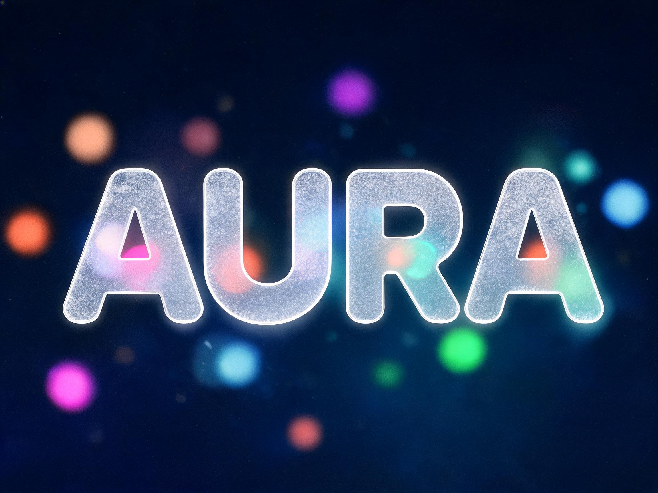 Frosted Glass Panel AI font effect image