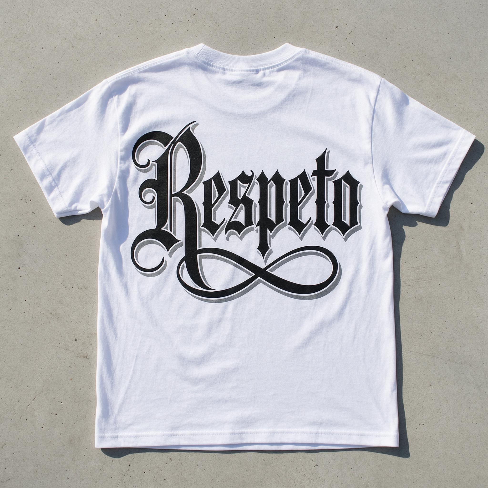 Fuente de IA Letras gangster generada con Seedream: la palabra Respeto