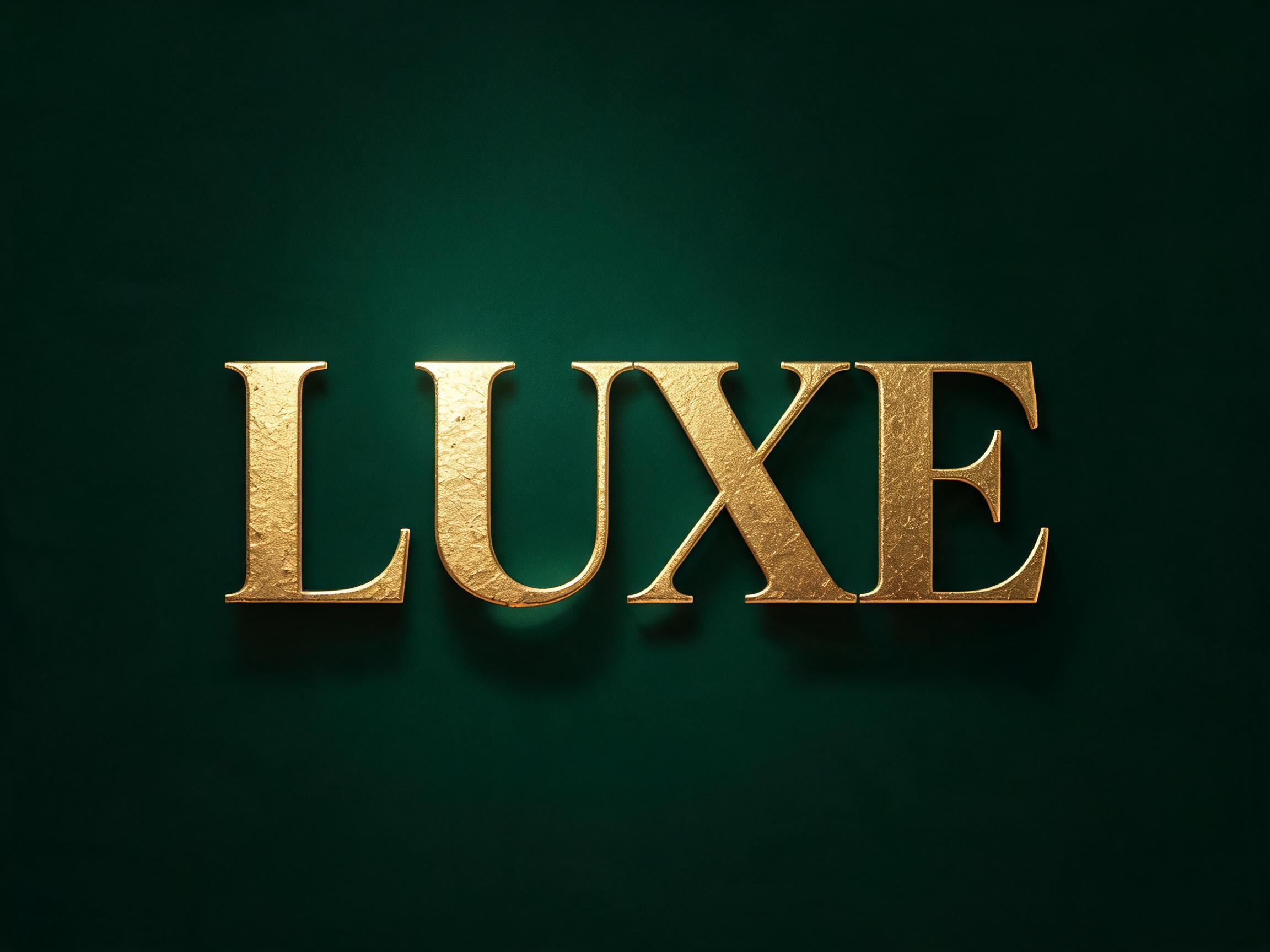 Gold Leaf AI font effect image