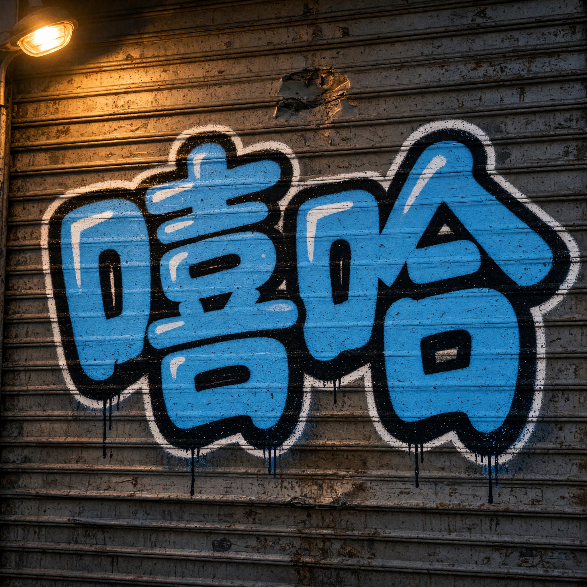 涂鸦泡泡字 AI 字体在 Grok Imagine 上的生成结果：文字 嘻哈