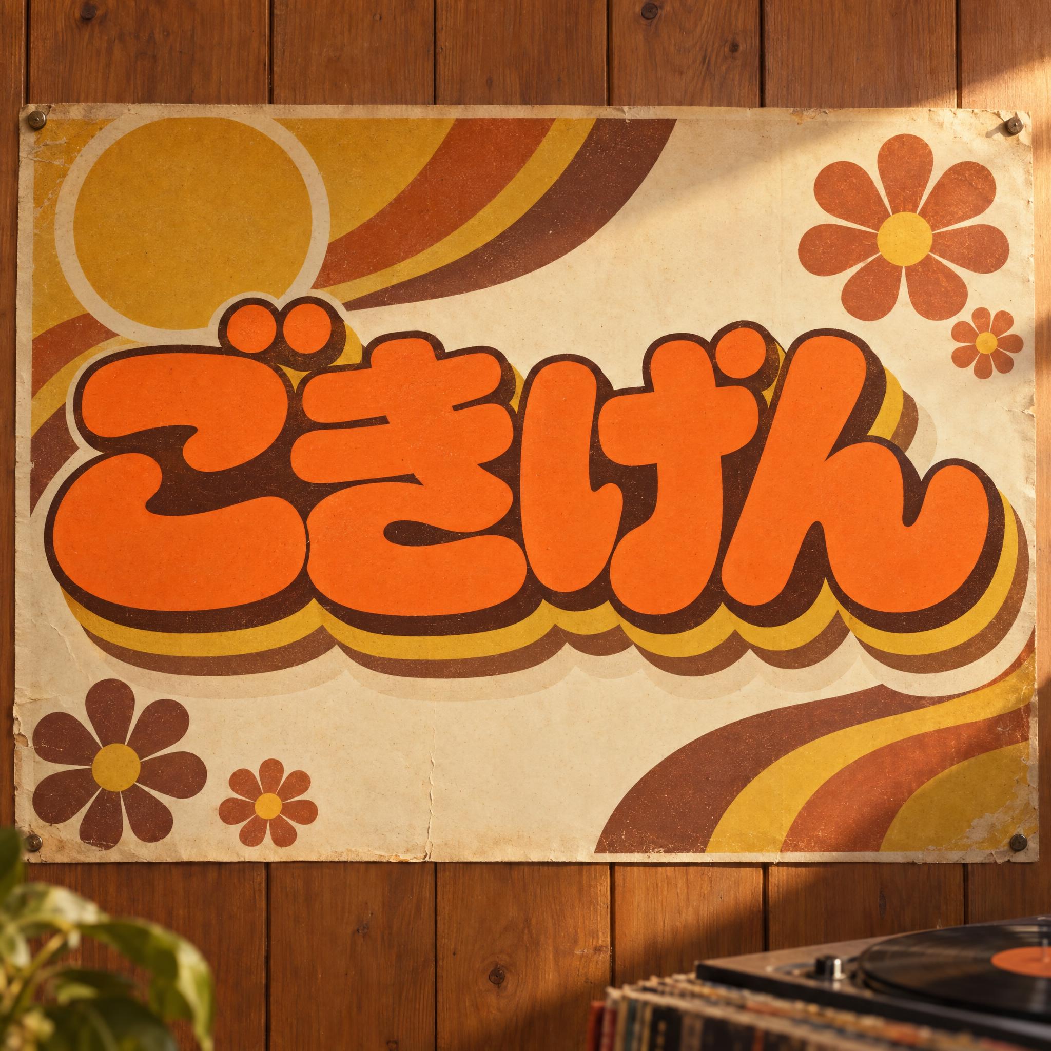 グルーヴィー フォント AIフォントの見本画像