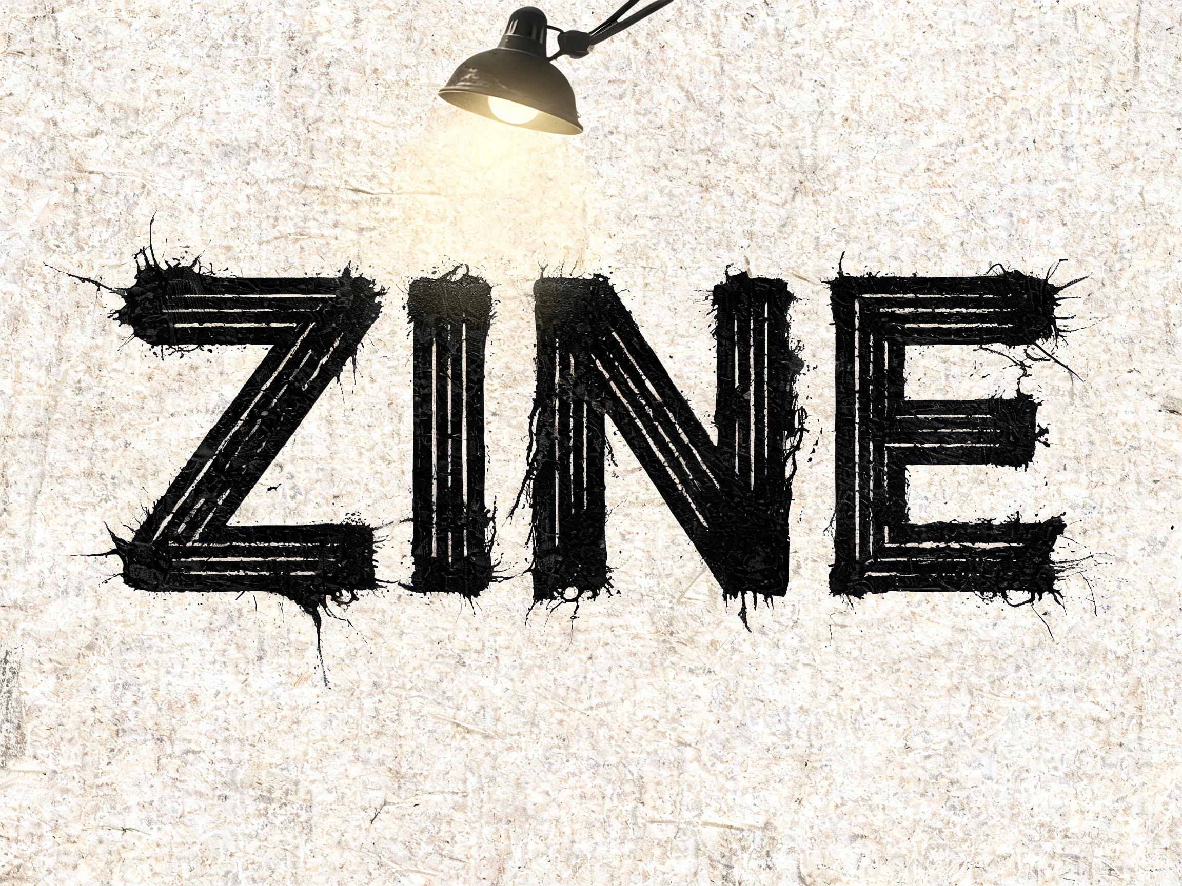 Grunge Ink Bleed AI font effect image