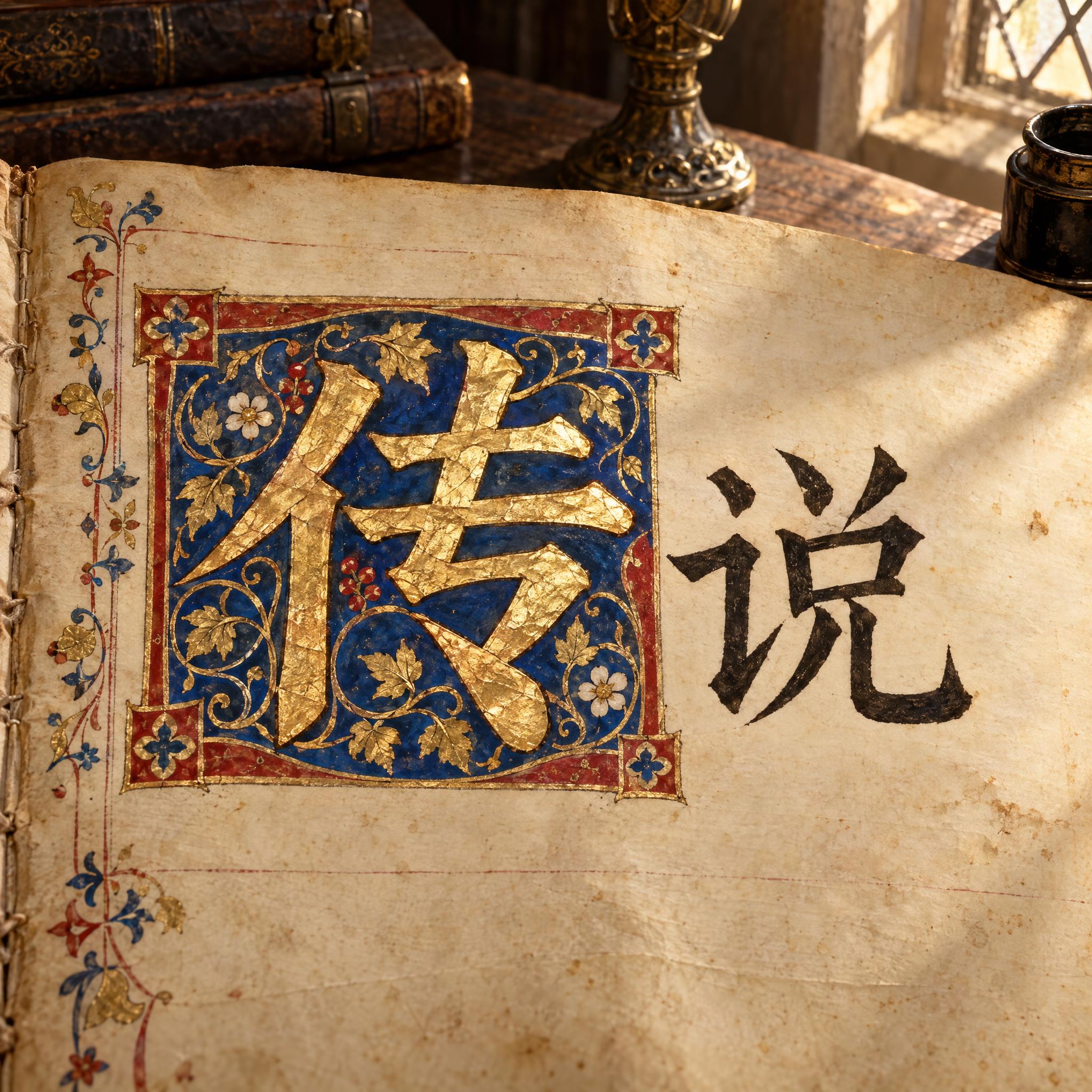 彩饰首字母 AI 字体效果图