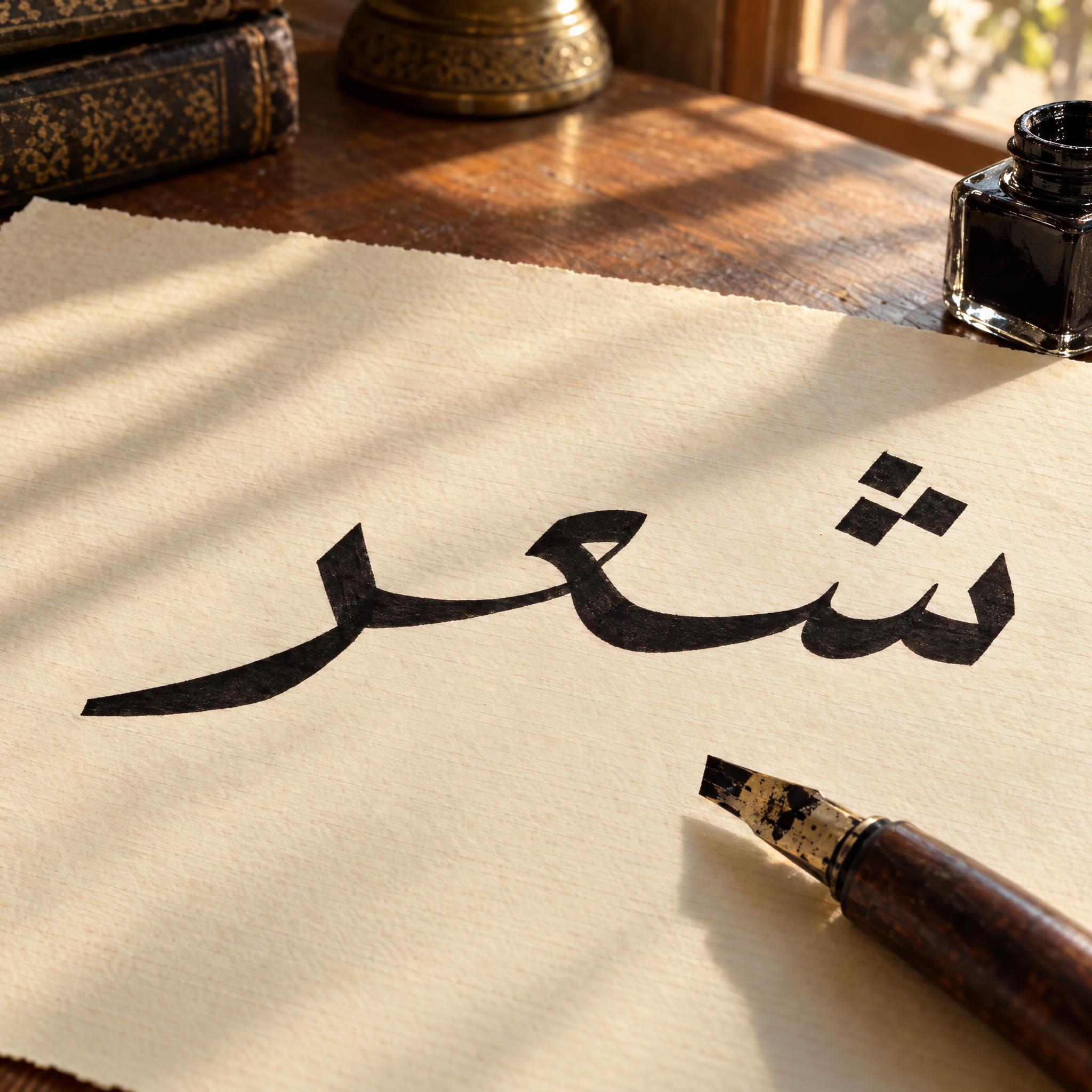 صورة مثال لخط خط إيطالي مائل بالذكاء الاصطناعي