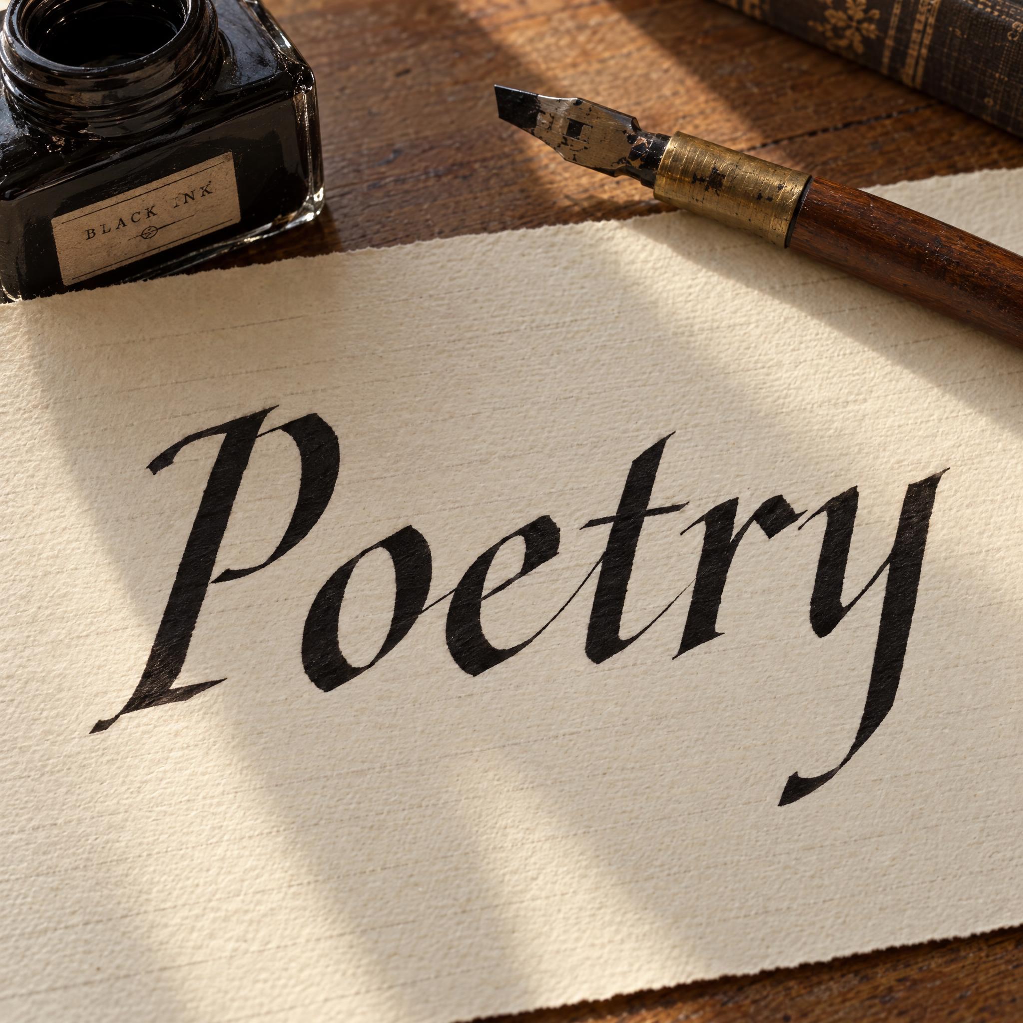 Italic Calligraphy AI font effect image