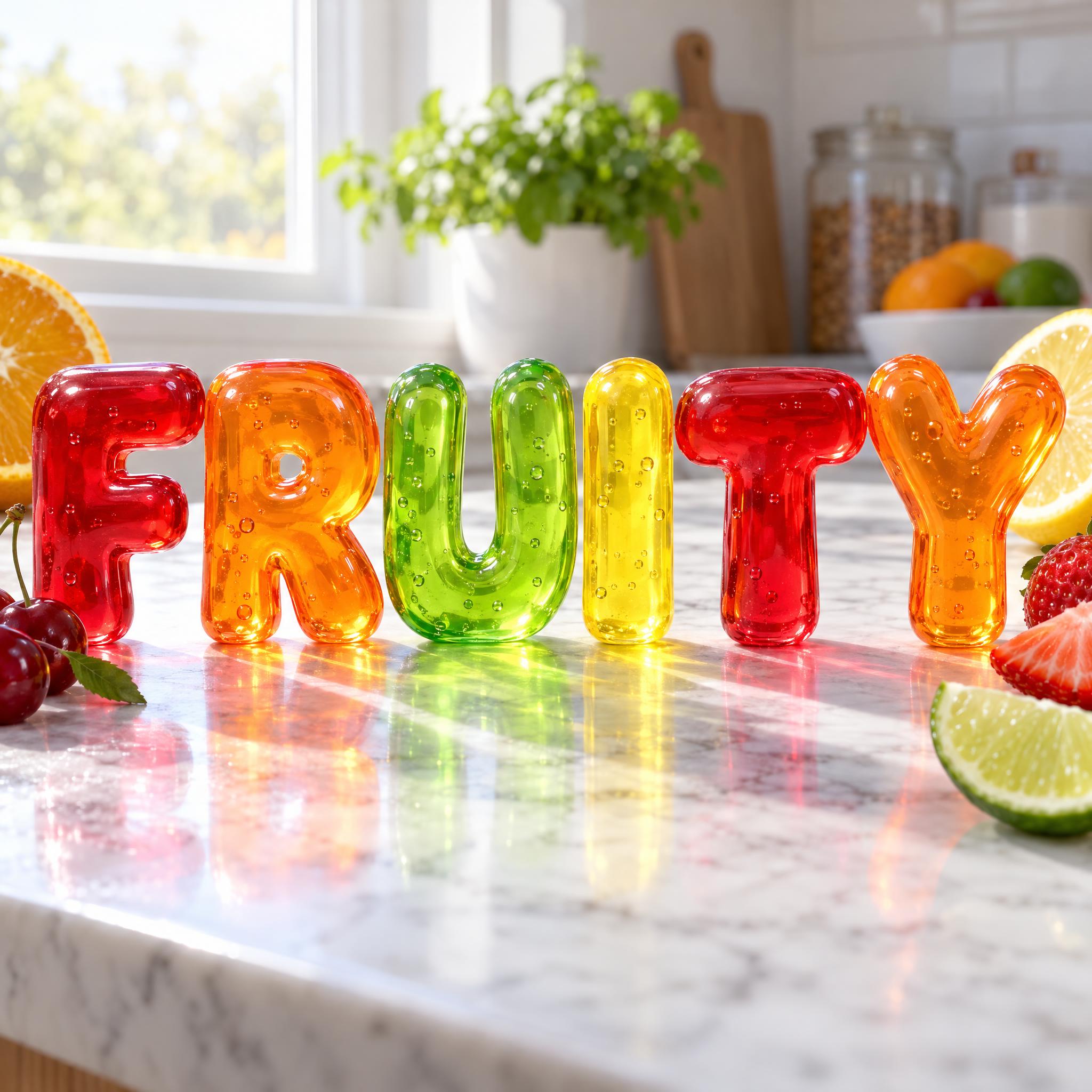Jelly Font AI font effect image