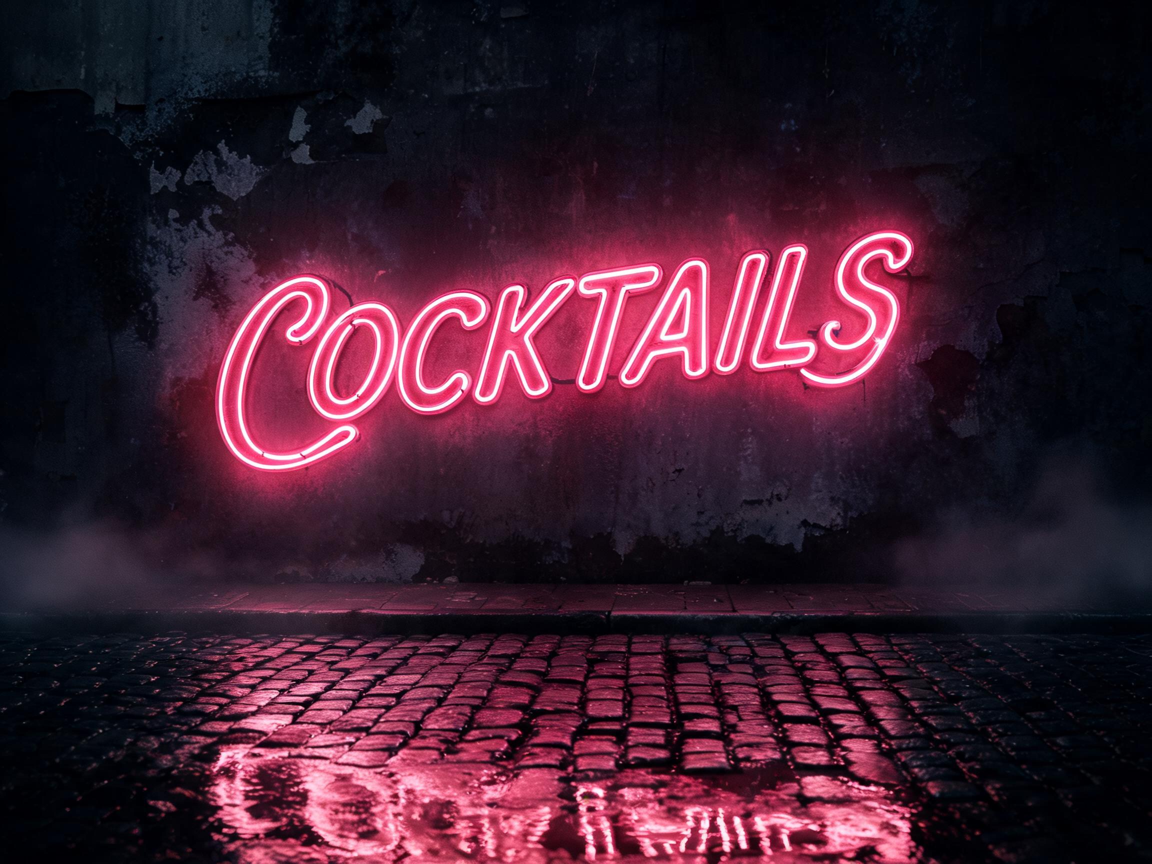 Neon American Script AI font effect image