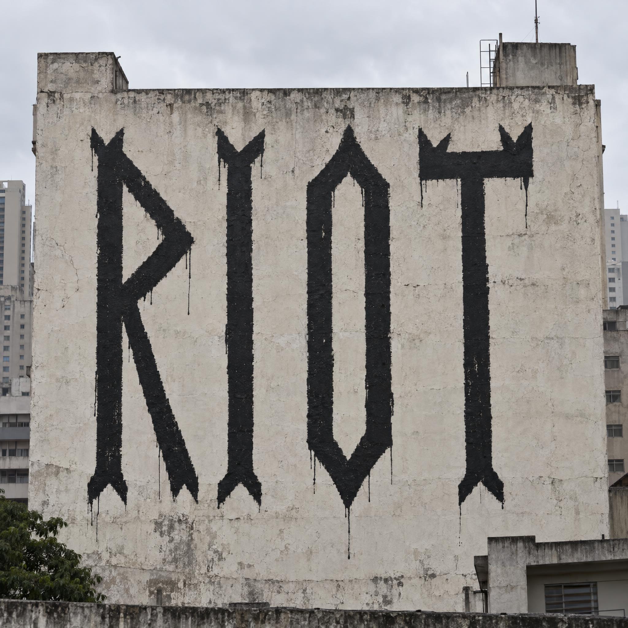Pichação Letters AI font effect image