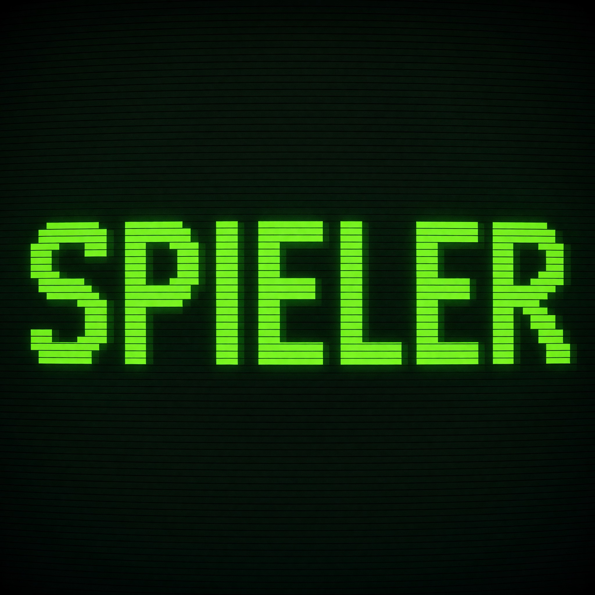 Pixel-Schrift KI-Schrift, erstellt mit Grok Imagine: das Wort SPIELER
