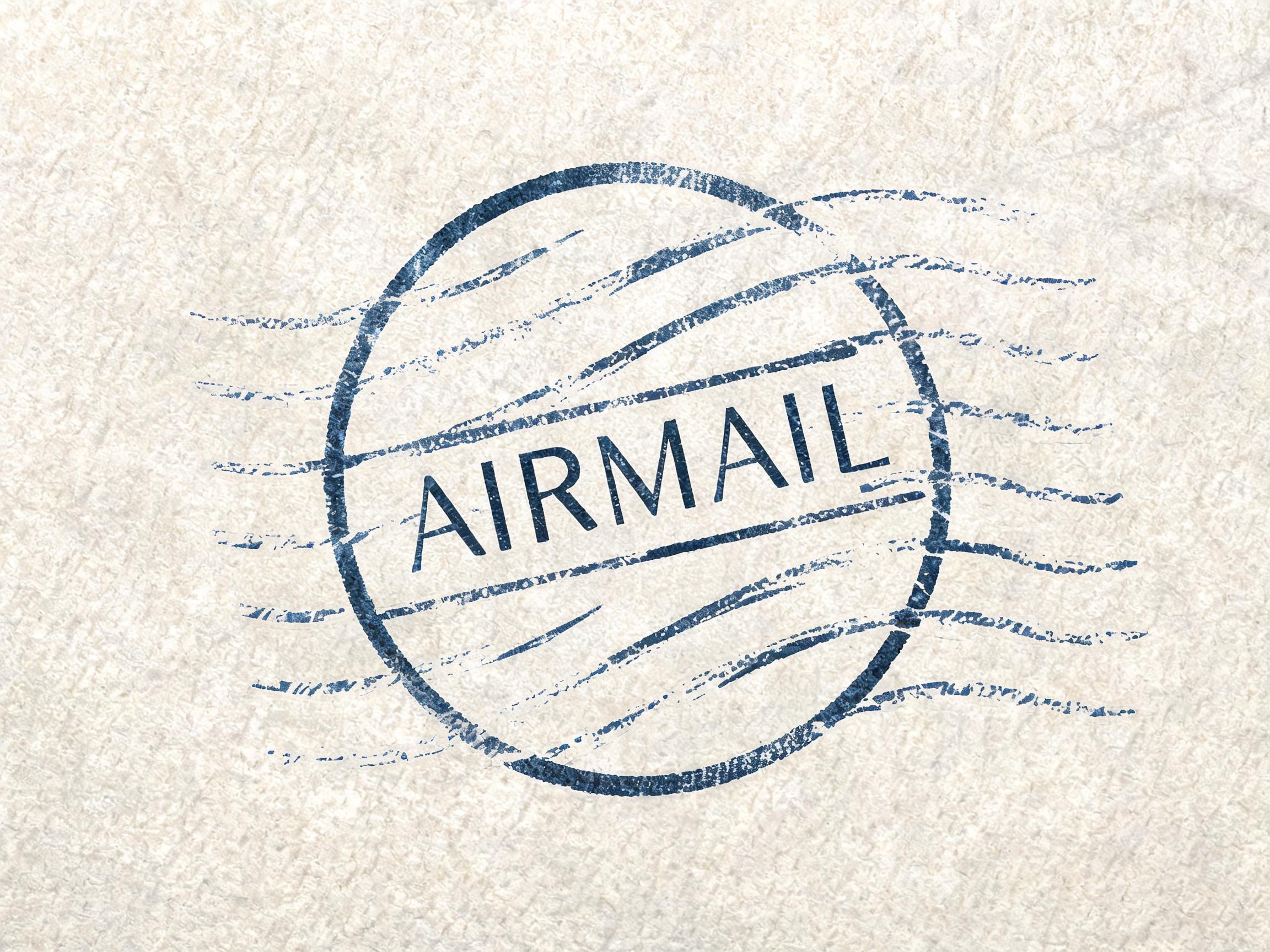 Postal Stamp AI font effect image