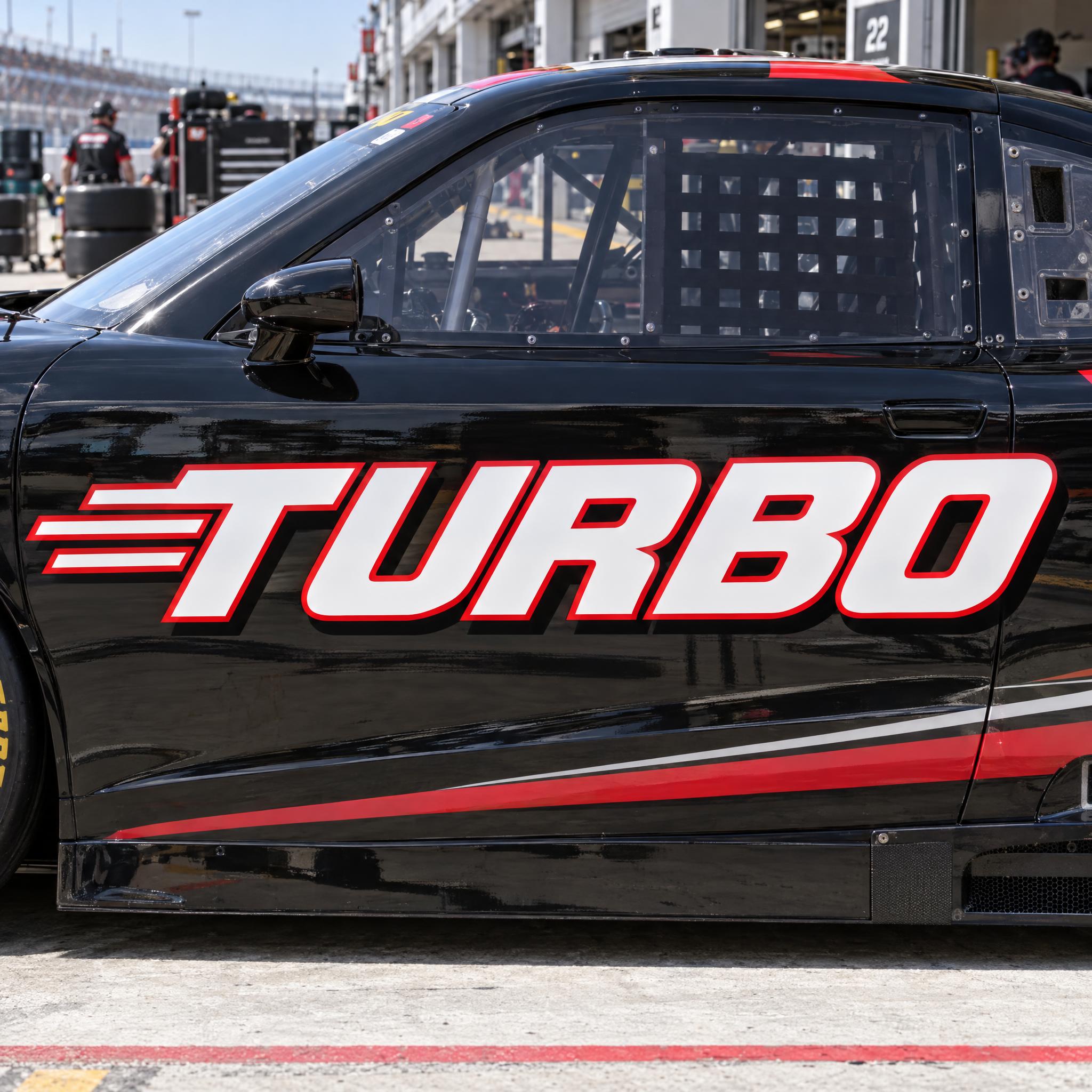 Racing Font AI font effect image
