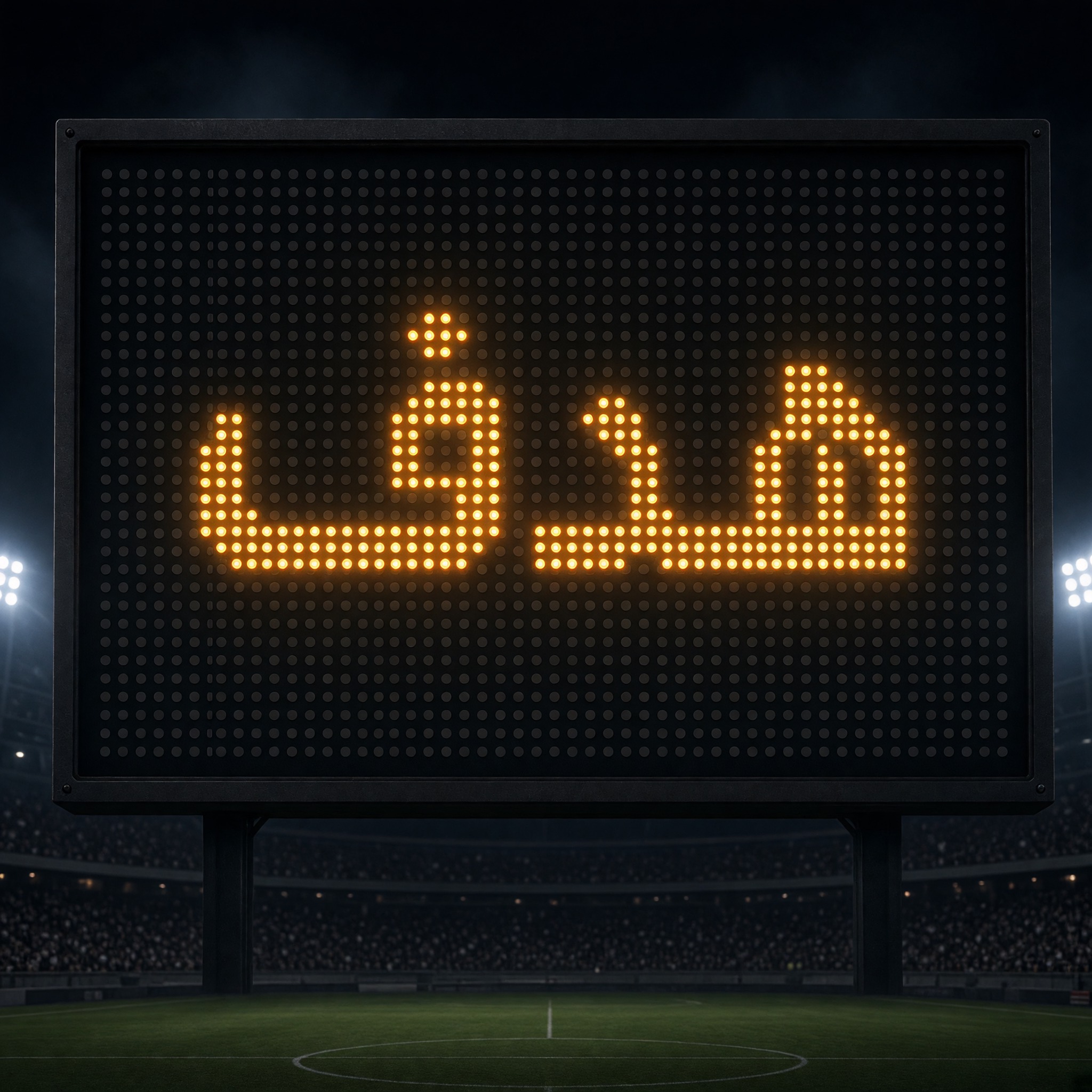 خط خط لوحة النتائج بالذكاء الاصطناعي من توليد Grok Imagine: كلمة هدف