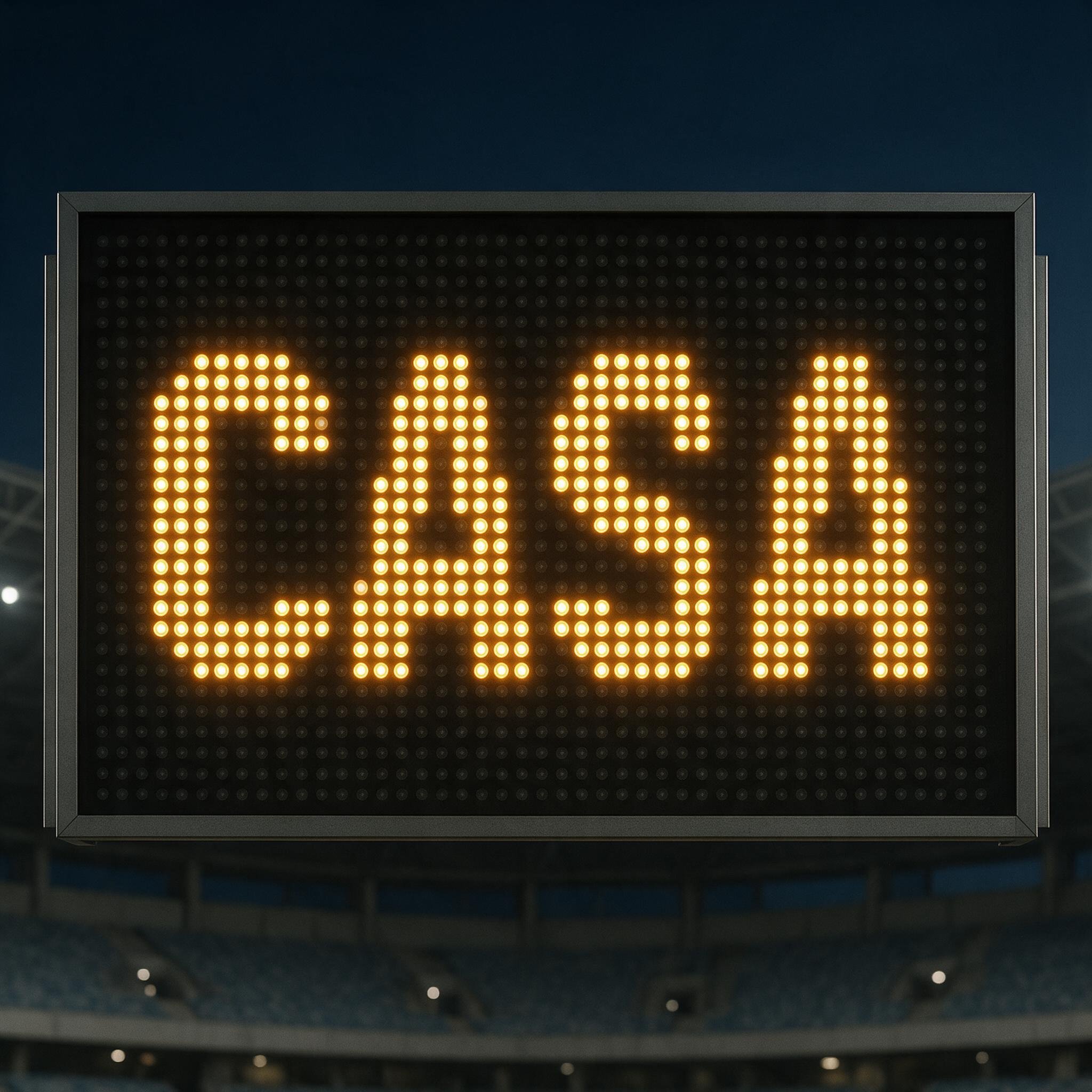 Fonte de IA Fonte de placar gerada no Seedream: a palavra CASA