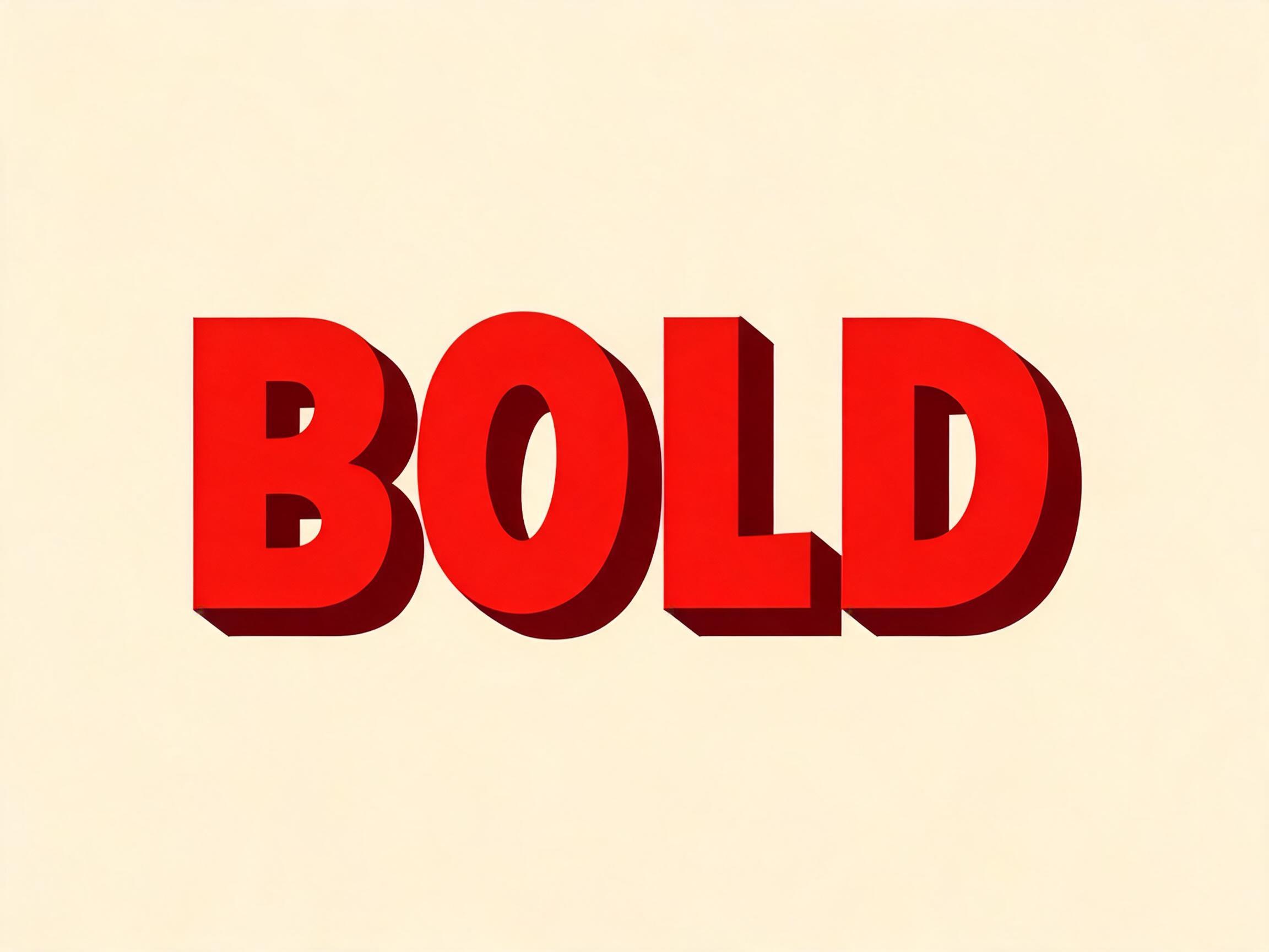 Shadow 3D AI font effect image