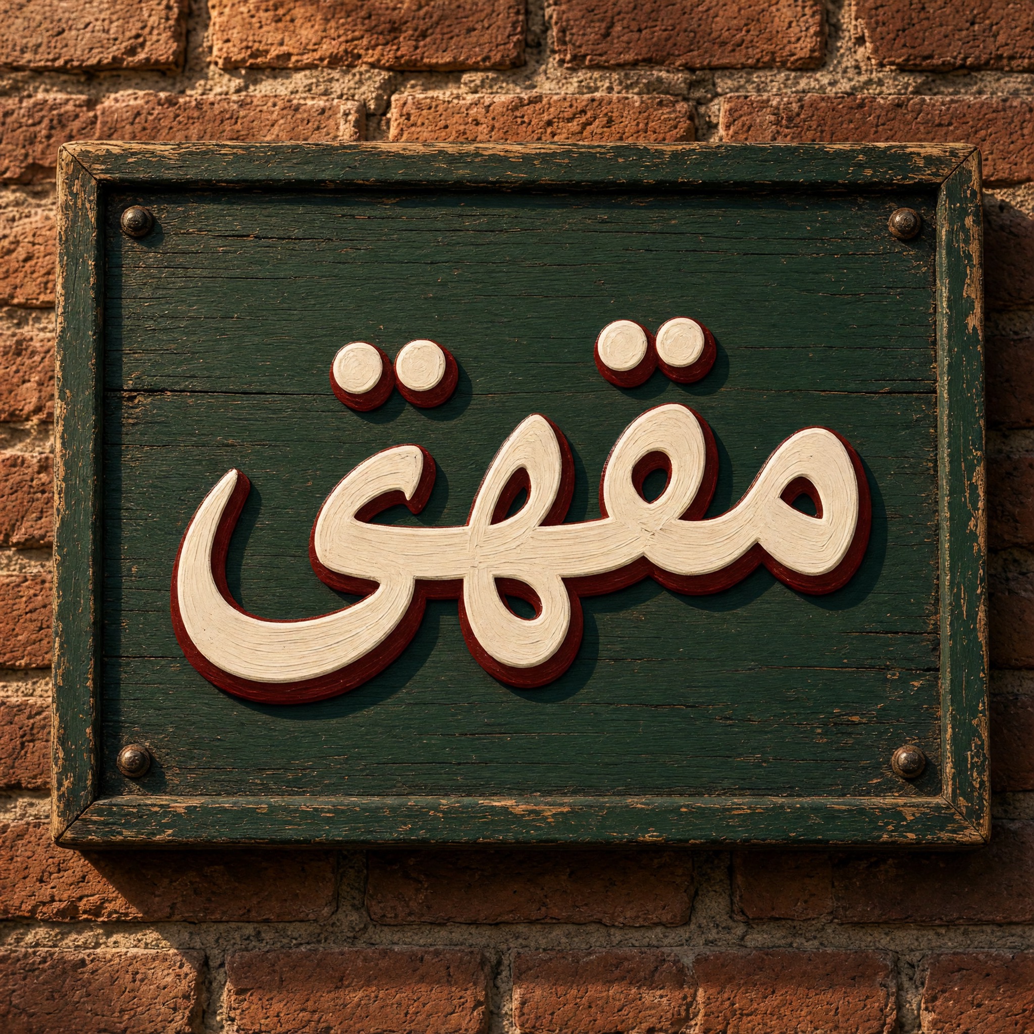 خط خط اللافتات اليدوية بالذكاء الاصطناعي من توليد Grok Imagine: كلمة مقهى