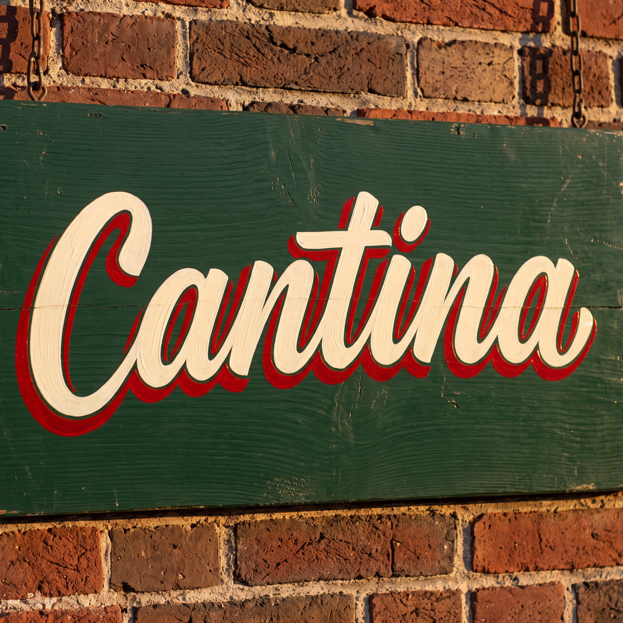 Fuente de IA Rotulación a mano generada con Nano Banana: la palabra Cantina
