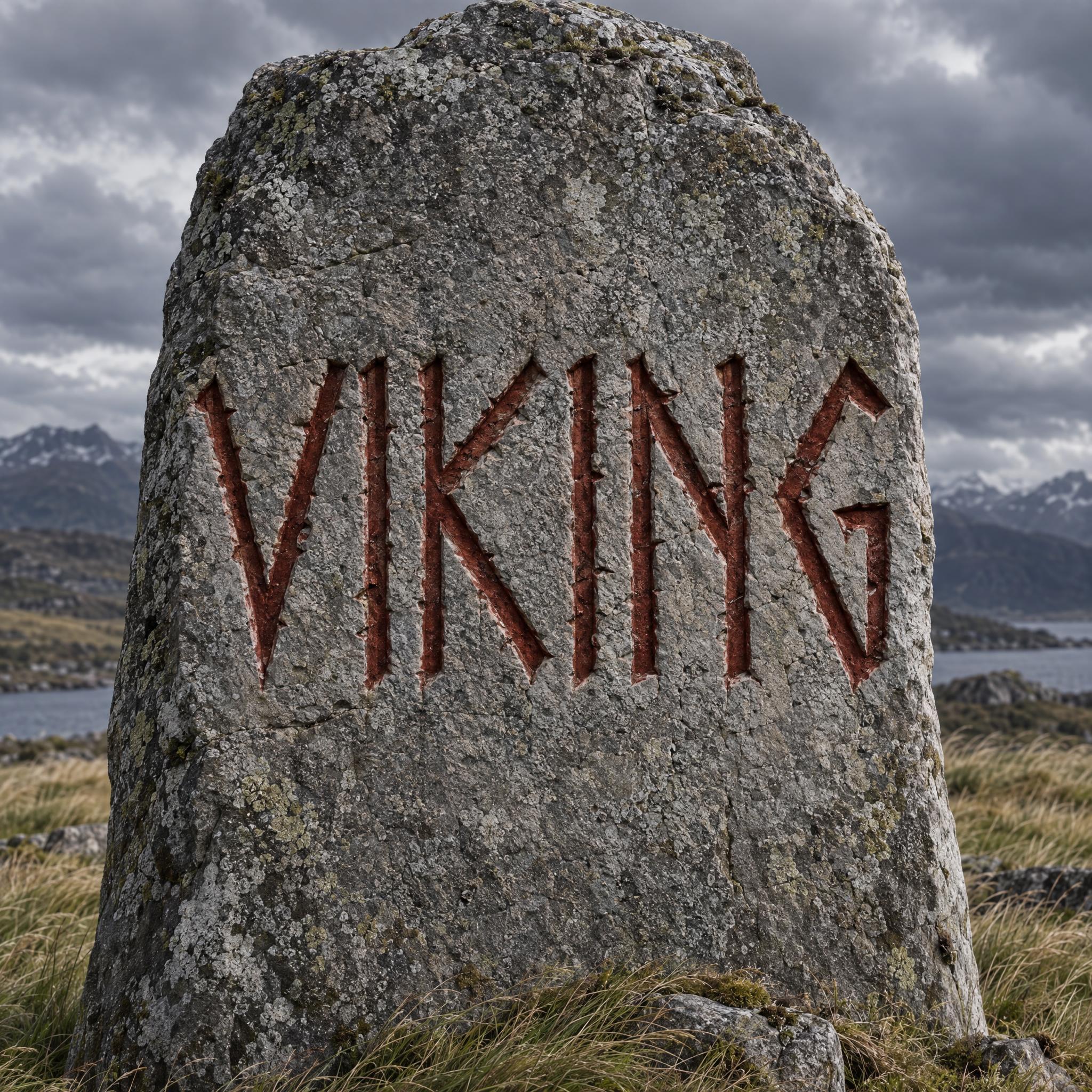 Imagem de exemplo da fonte de IA Fonte viking
