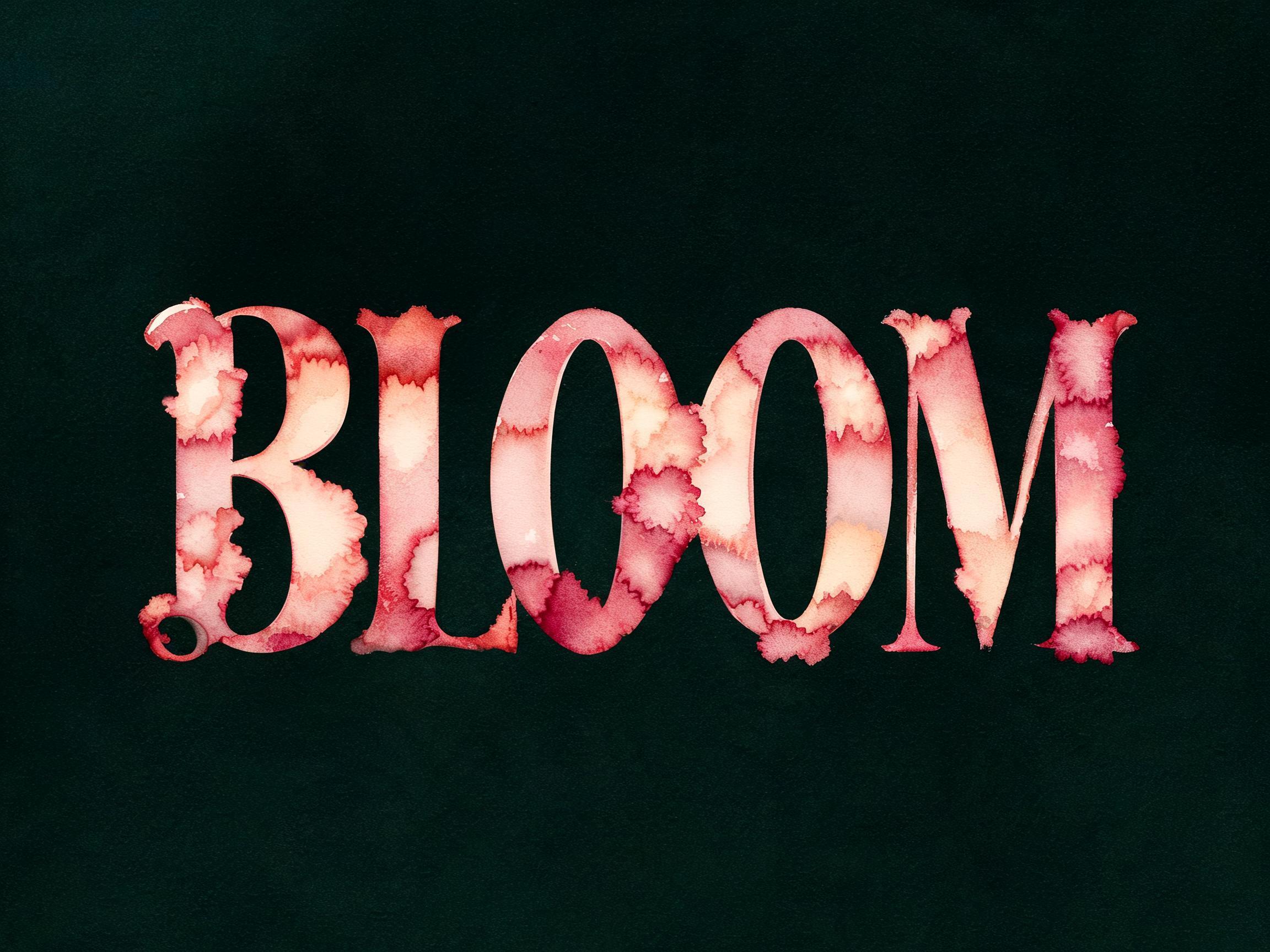 Watercolor Brush AI font effect image